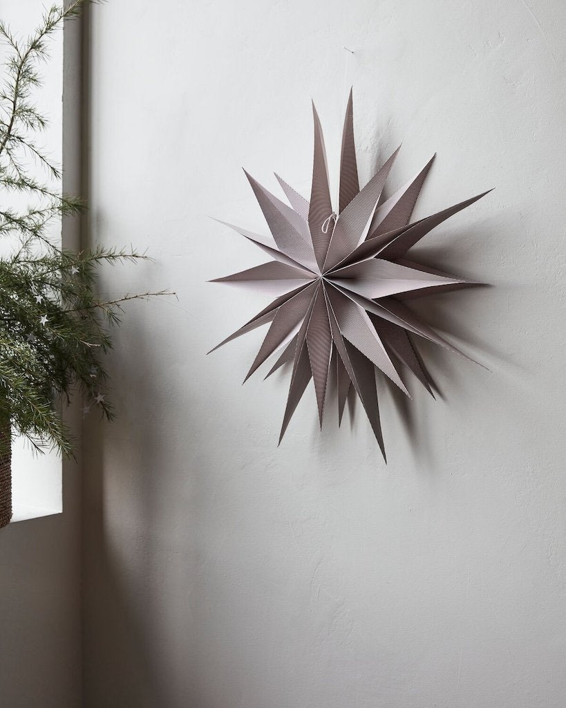 Star | Capella | 70cm | Burned Red & White | by House Doctor