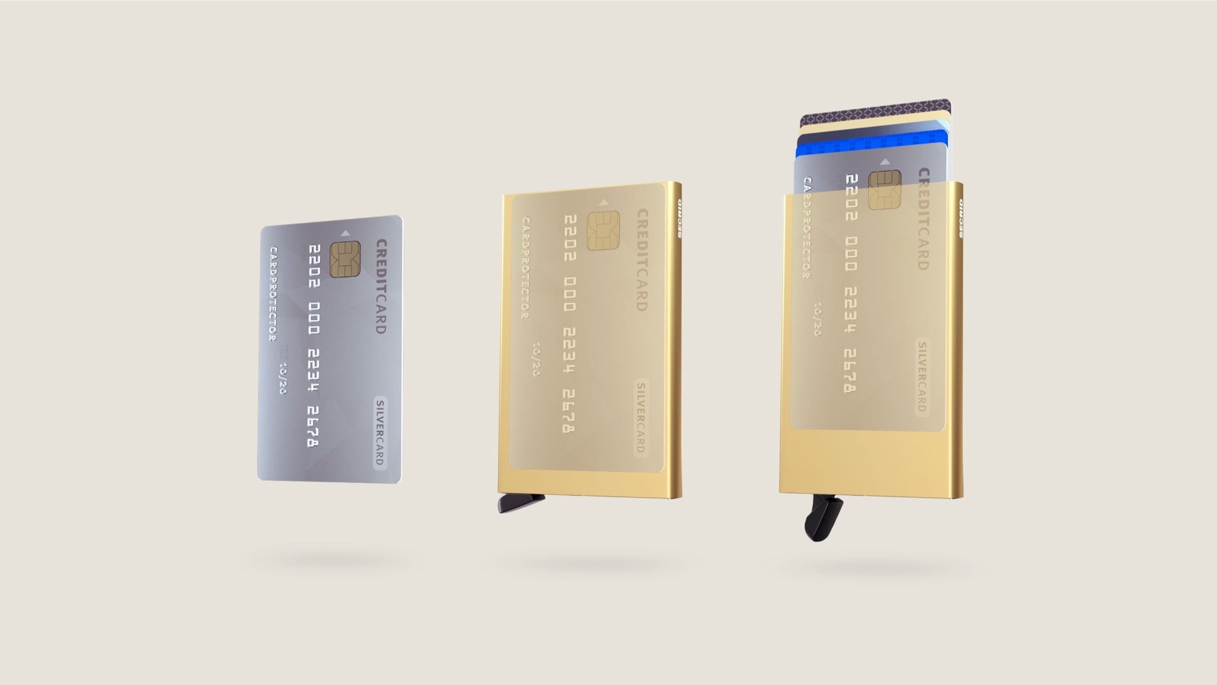 Miniwallet in Twist Grey Leather by Secrid Wallets - Lifestory