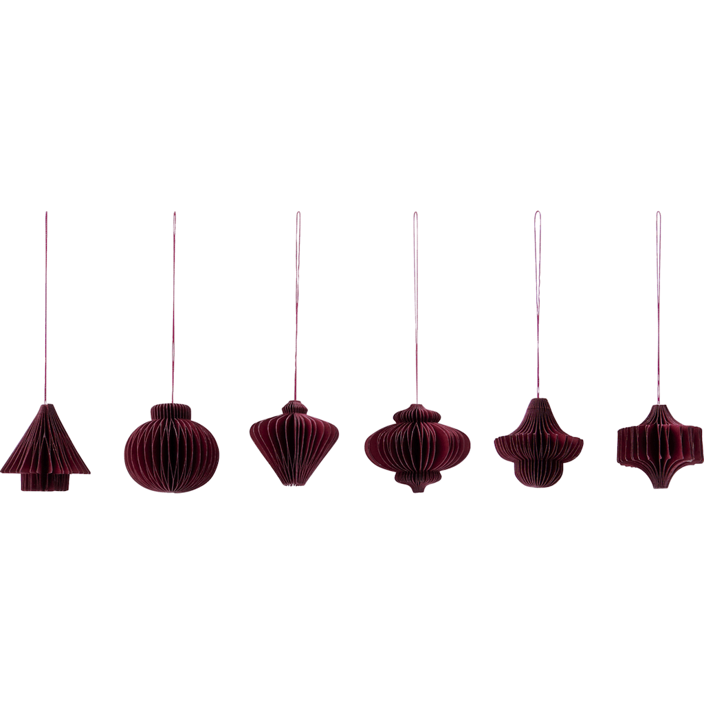 House Doctor Comb Hanging Paper Ornaments - Lifestory