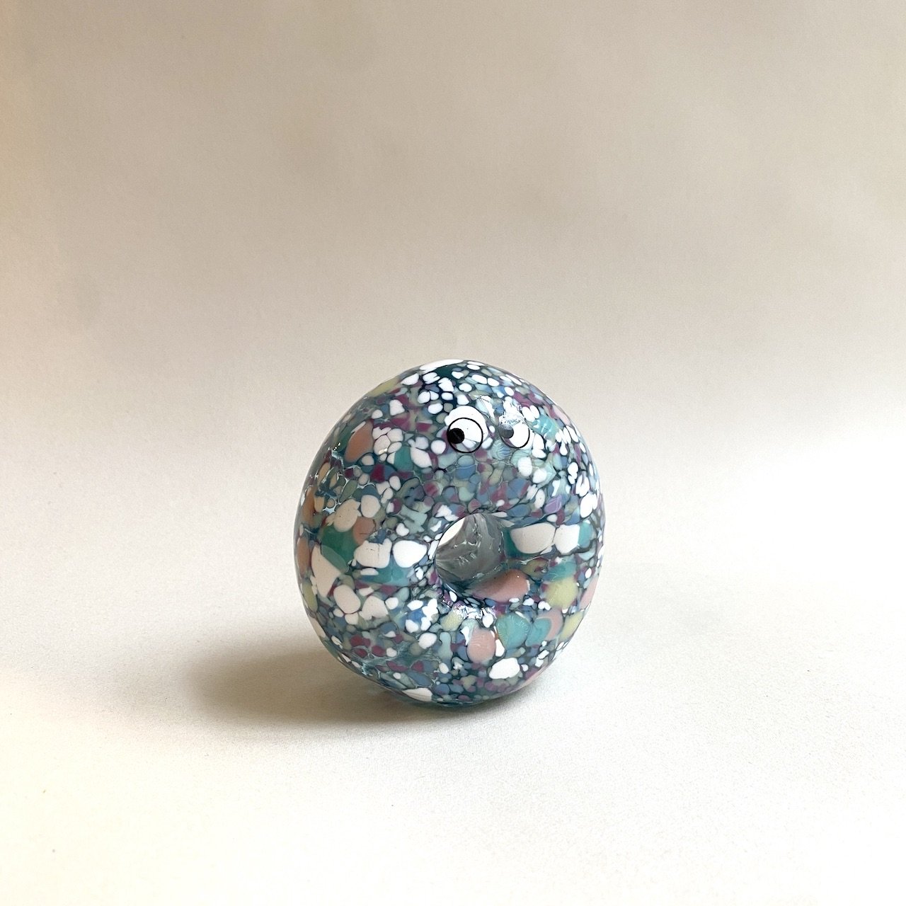 Studio Arhoj Crystal Blob | Confetti Donut | Handblown Glass - Lifestory