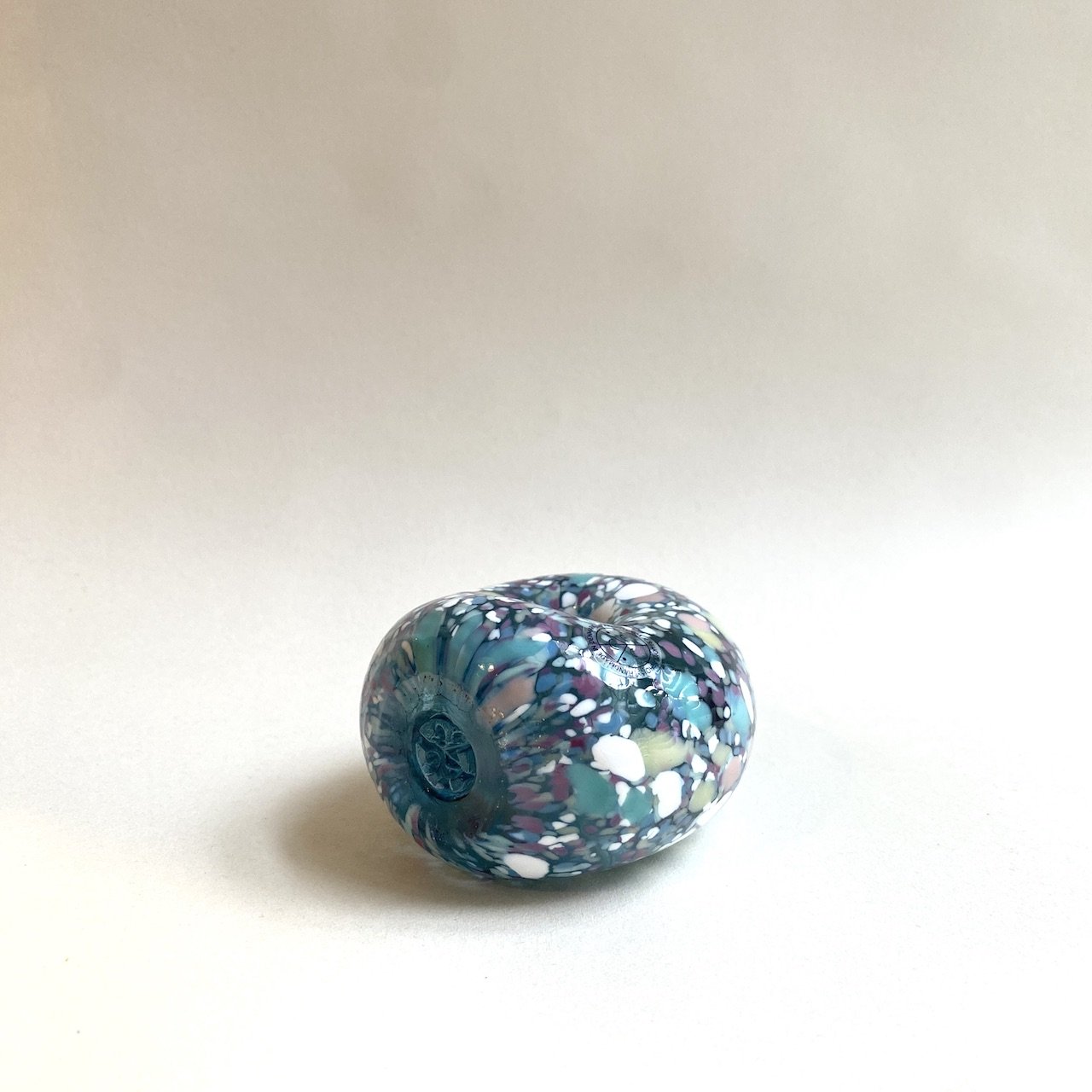 Studio Arhoj Crystal Blob | Confetti Donut | Handblown Glass - Lifestory