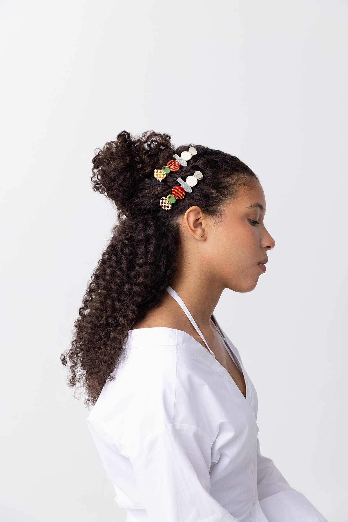 Winona Irene Hors D’oeuvre Appetiser Alligator Hair Clip