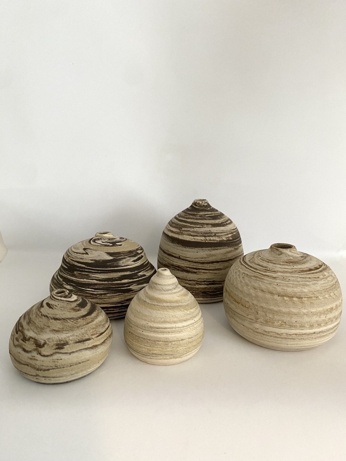 Small Vase in Mixed Clay & Sand | #4S | by Emporium Julium - Lifestory