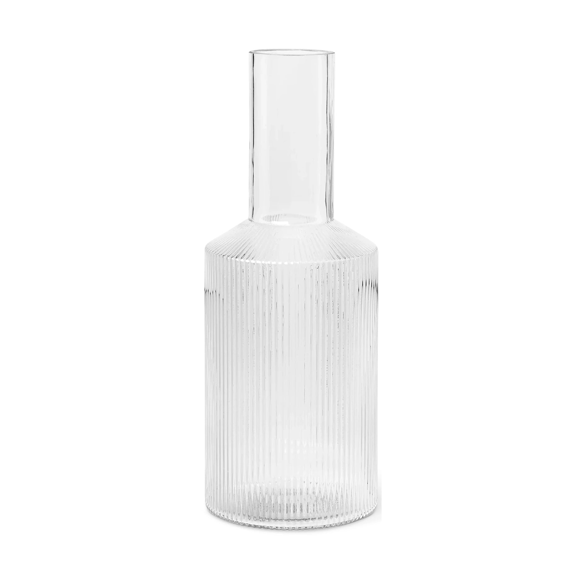 ferm Living Ripple Carafe / Vase | Clear | Glass - Lifestory