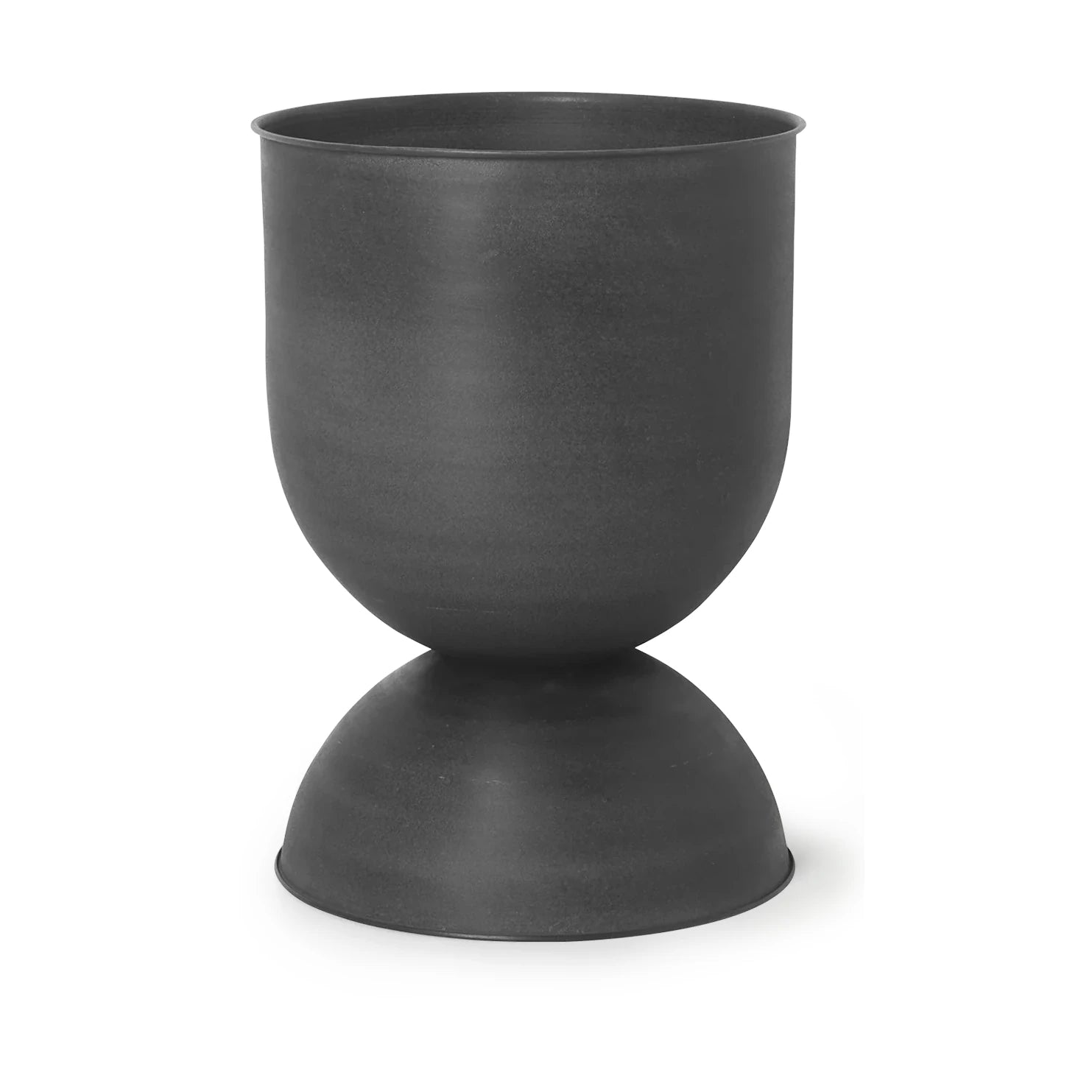 Hourglass Plant Pot | Medium | Black | by ferm Living - Lifestory