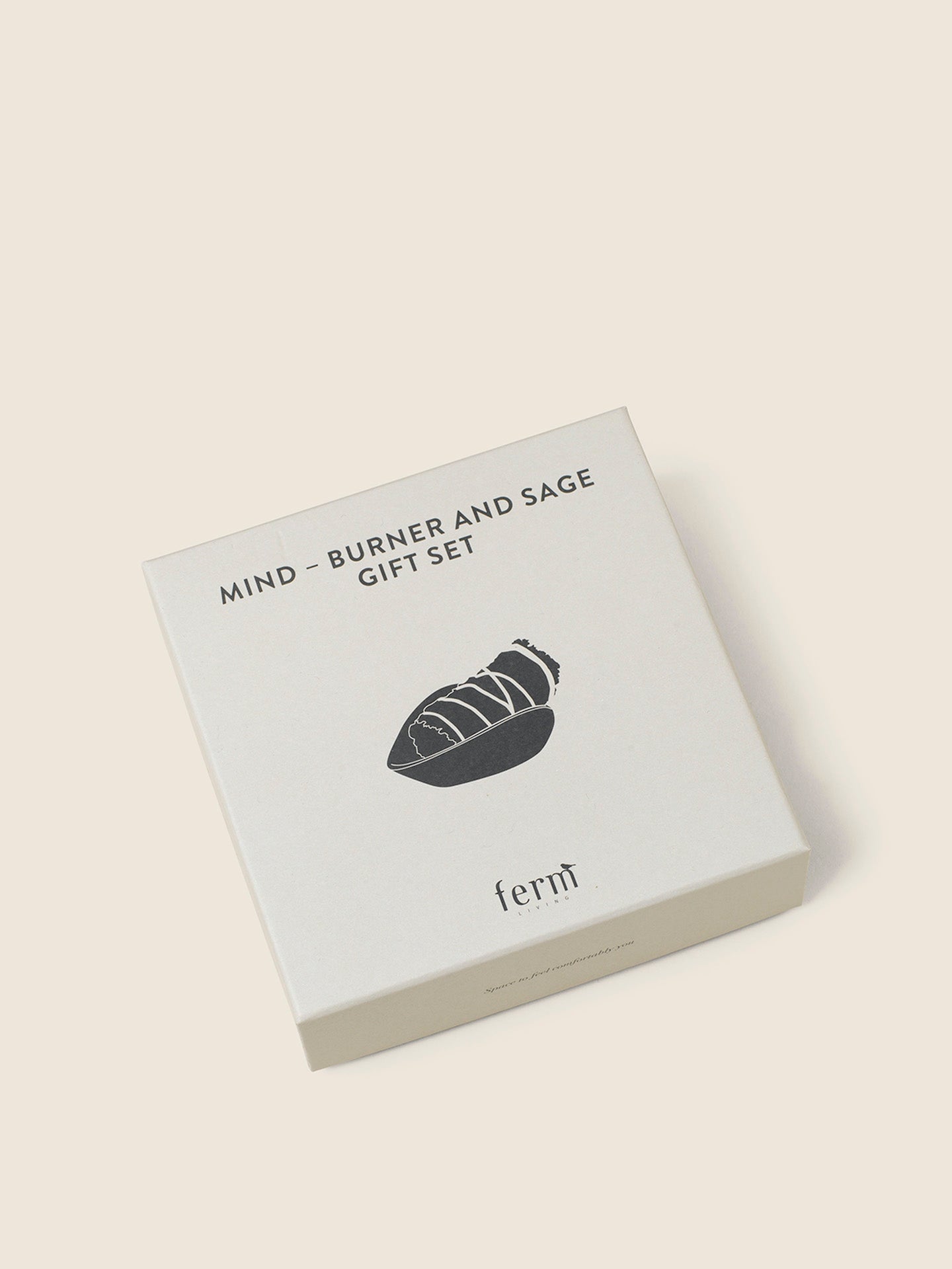 Mind - Burner & Sage Gift Set | Aluminium & Sage | by ferm Living - Lifestory - ferm LIVING