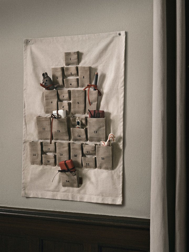 Pine Christmas Calendar - Mini | Natural | by ferm Living - Lifestory