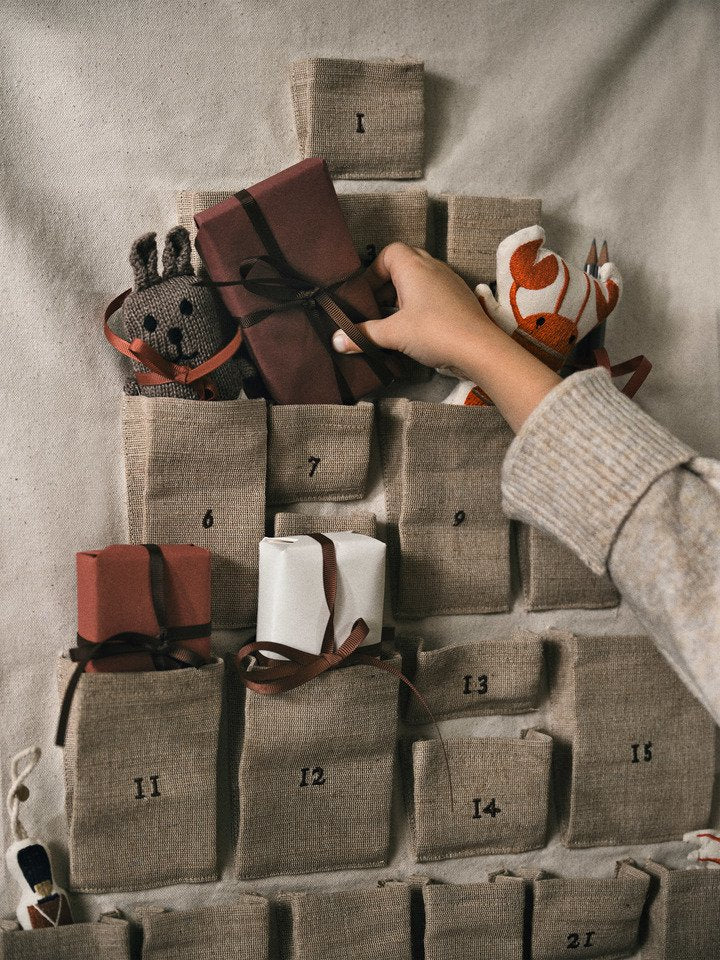 Pine Christmas Calendar - Mini | Natural | by ferm Living - Lifestory