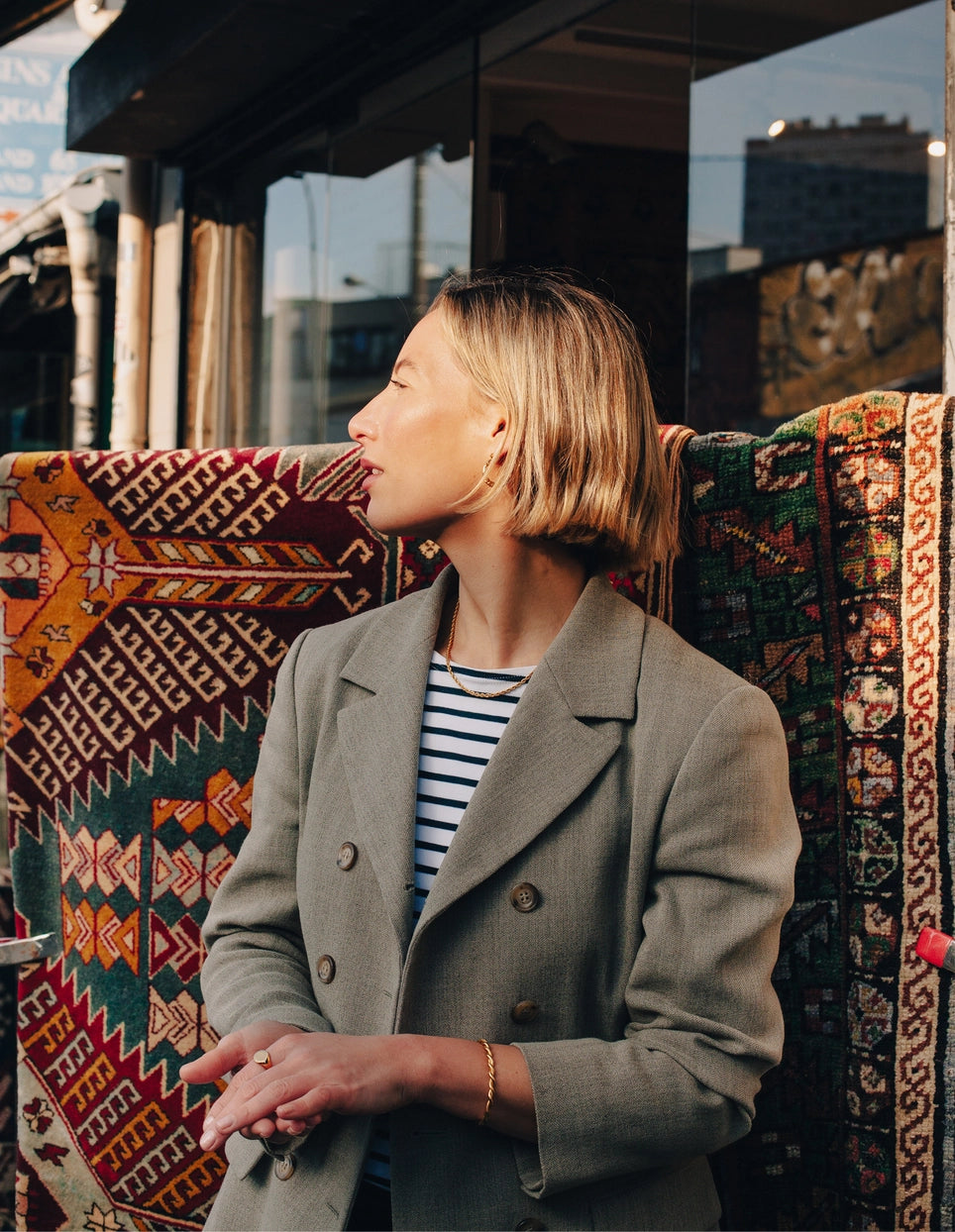 Twist Cuff Bangle - Water Resistant Gold Plating by Nordic Muse