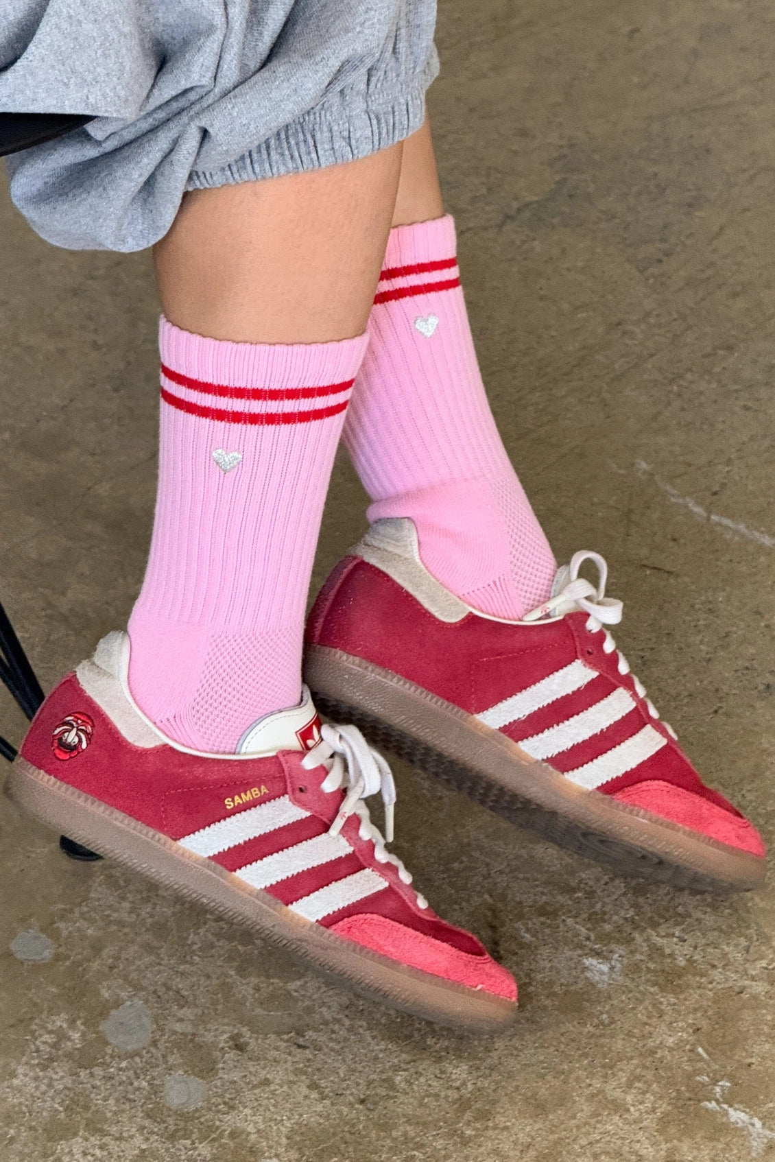 Le Bon Shoppe Embroidered Boyfriend Socks (UK 4-8) in Various Colours - Lifestory