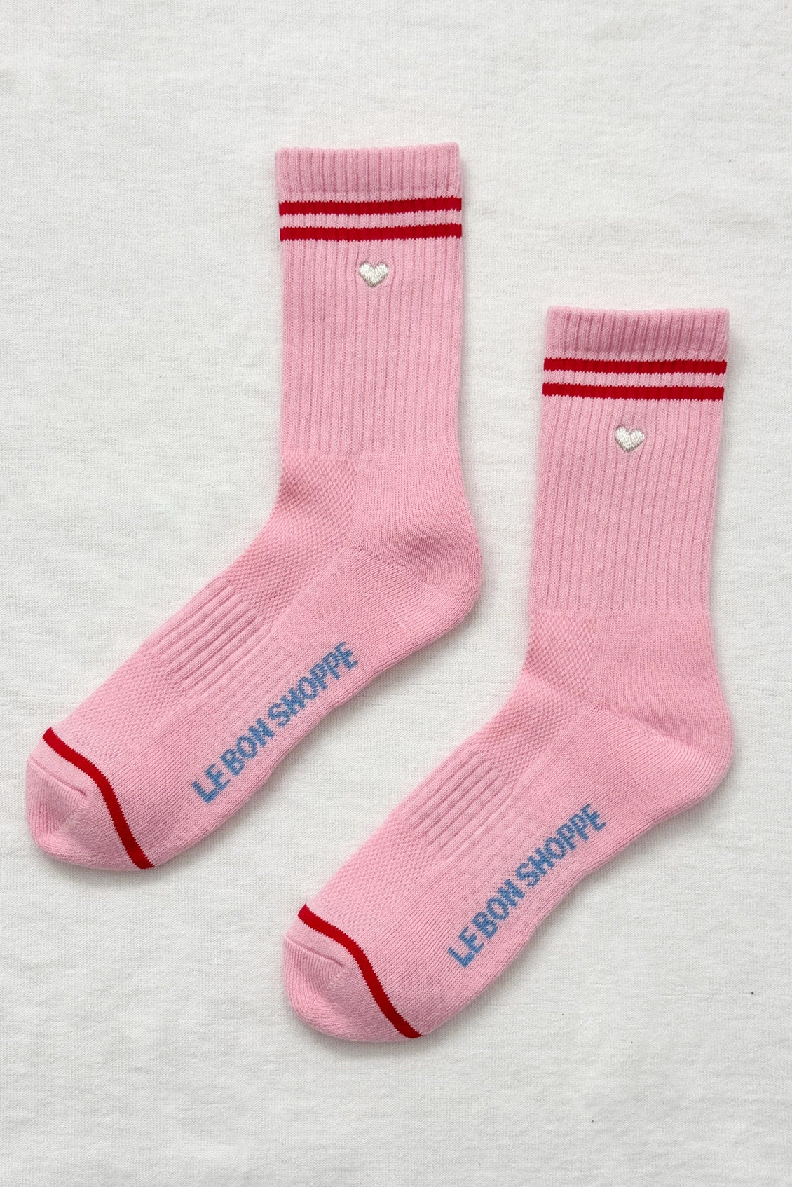 Le Bon Shoppe Embroidered Boyfriend Socks (UK 4-8) in Various Colours - Lifestory