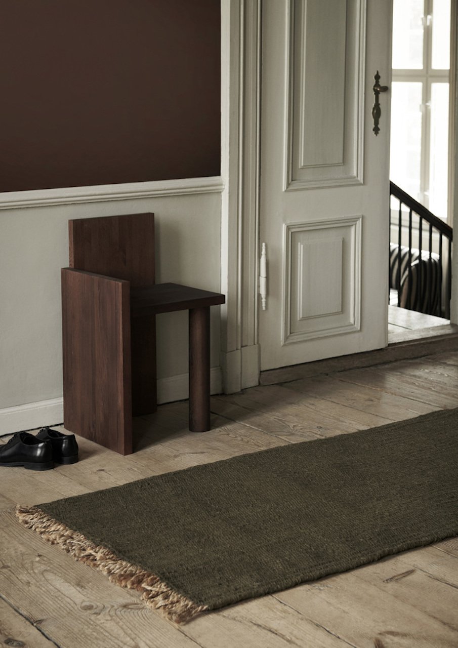 UTA Piece | Dark Oiled Pinewood Table/Stool | Versatile Furniture - Lifestory