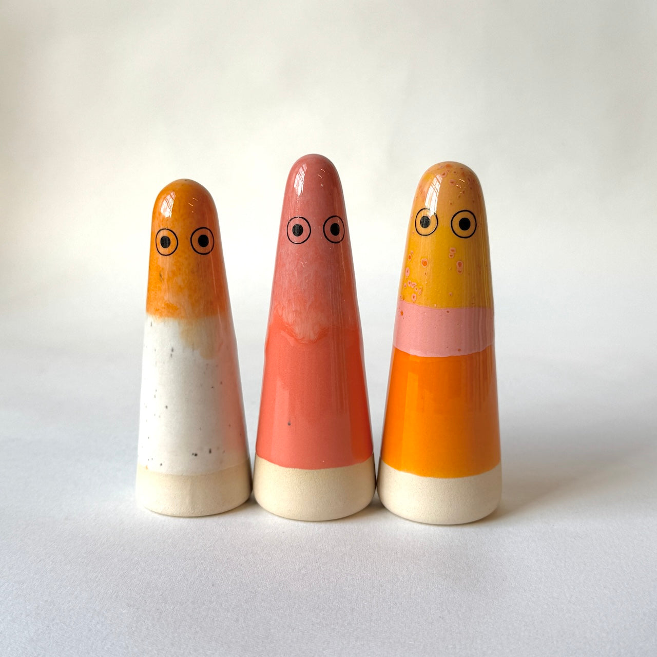 Ghost | Amber | Ceramic Figurine | by Studio Arhoj