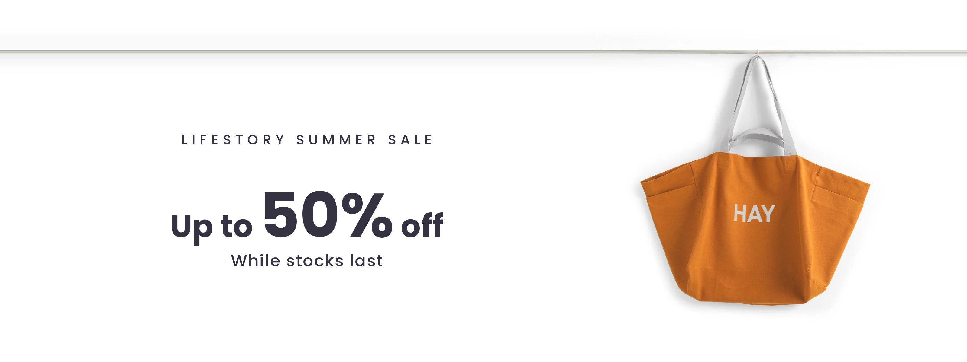 Lifestory summer sale featuring bags