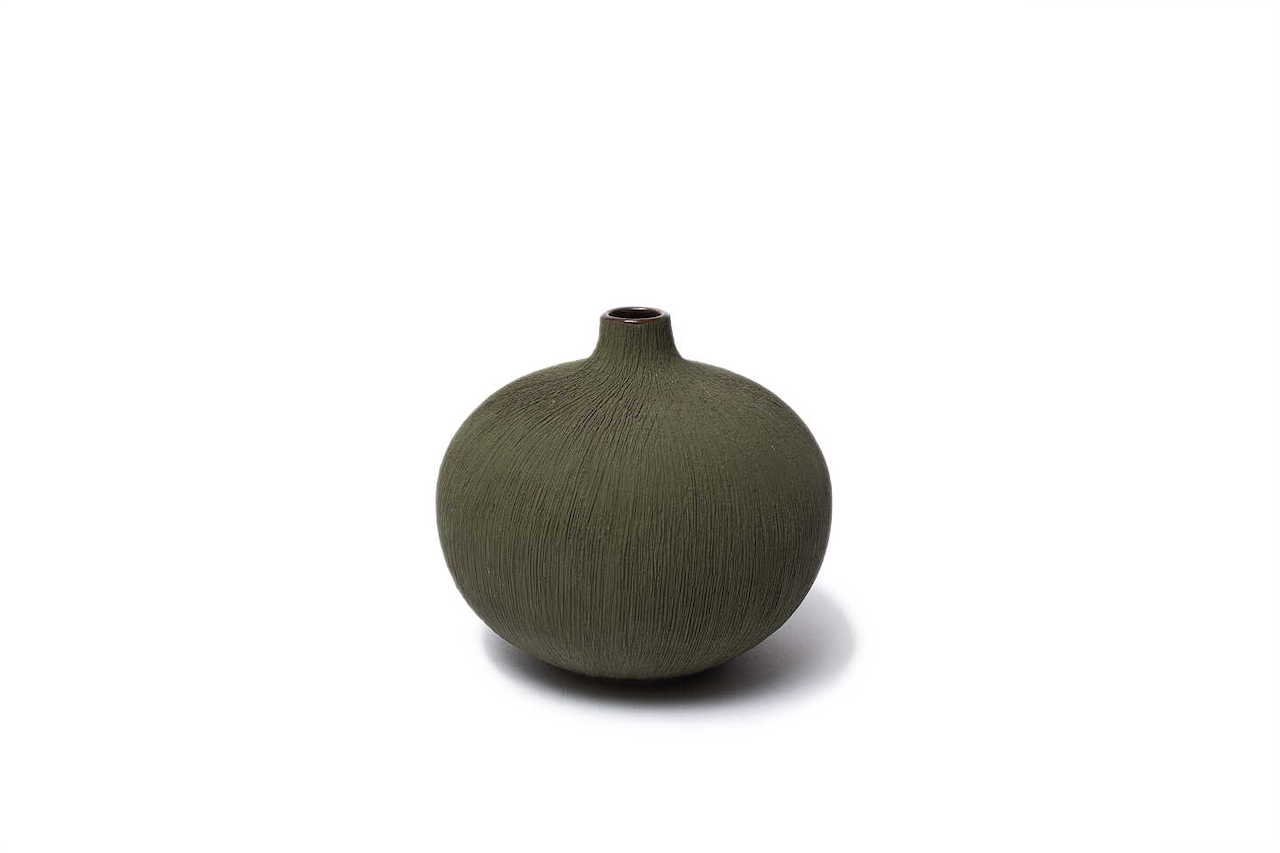 Medium Bari Vase in Forest Green by Lindform | Lifestory
