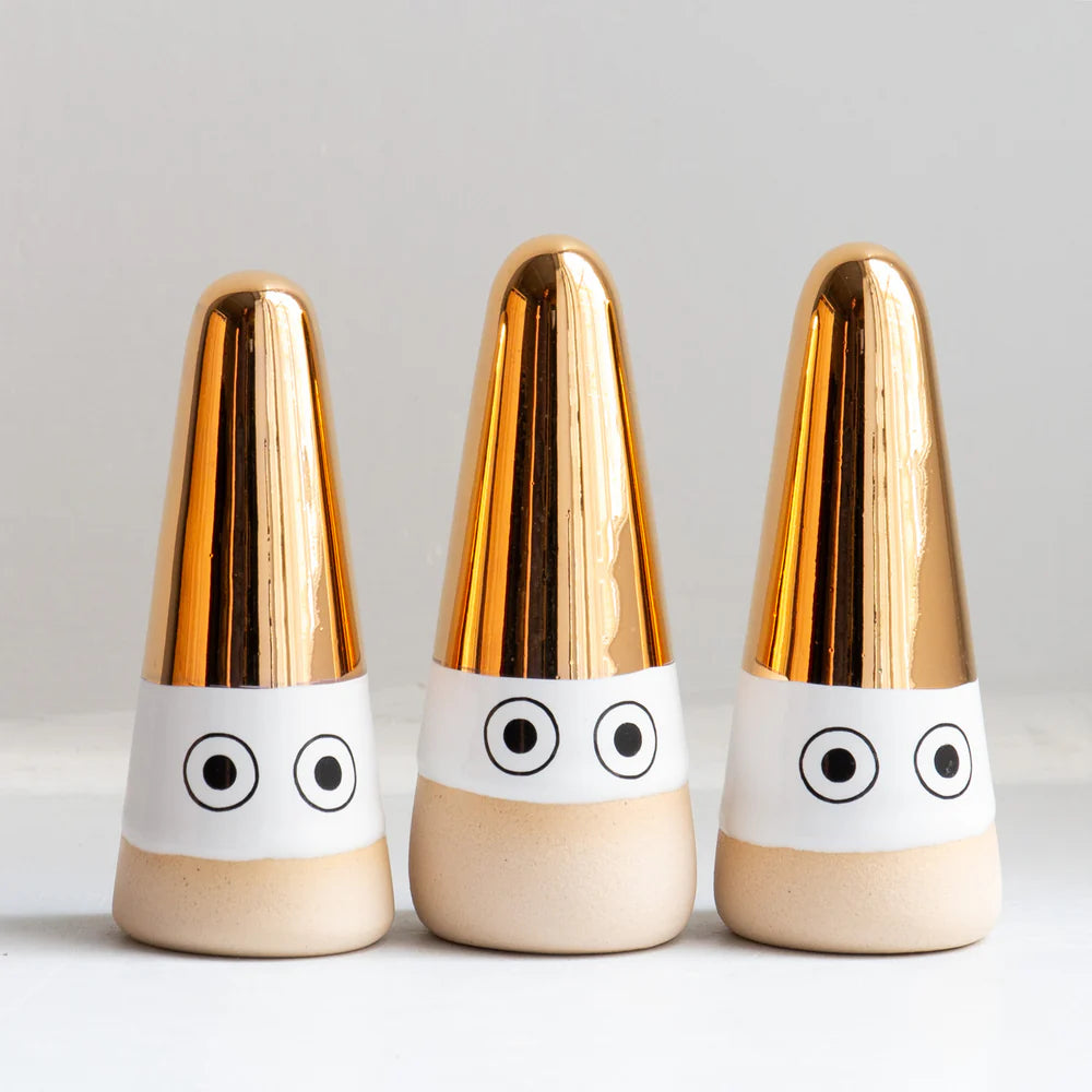 ‘Nisse' Christmas Ghost in 14k Gold Lustre | 2024 Limited Edition by Studio Arhoj - Lifestory