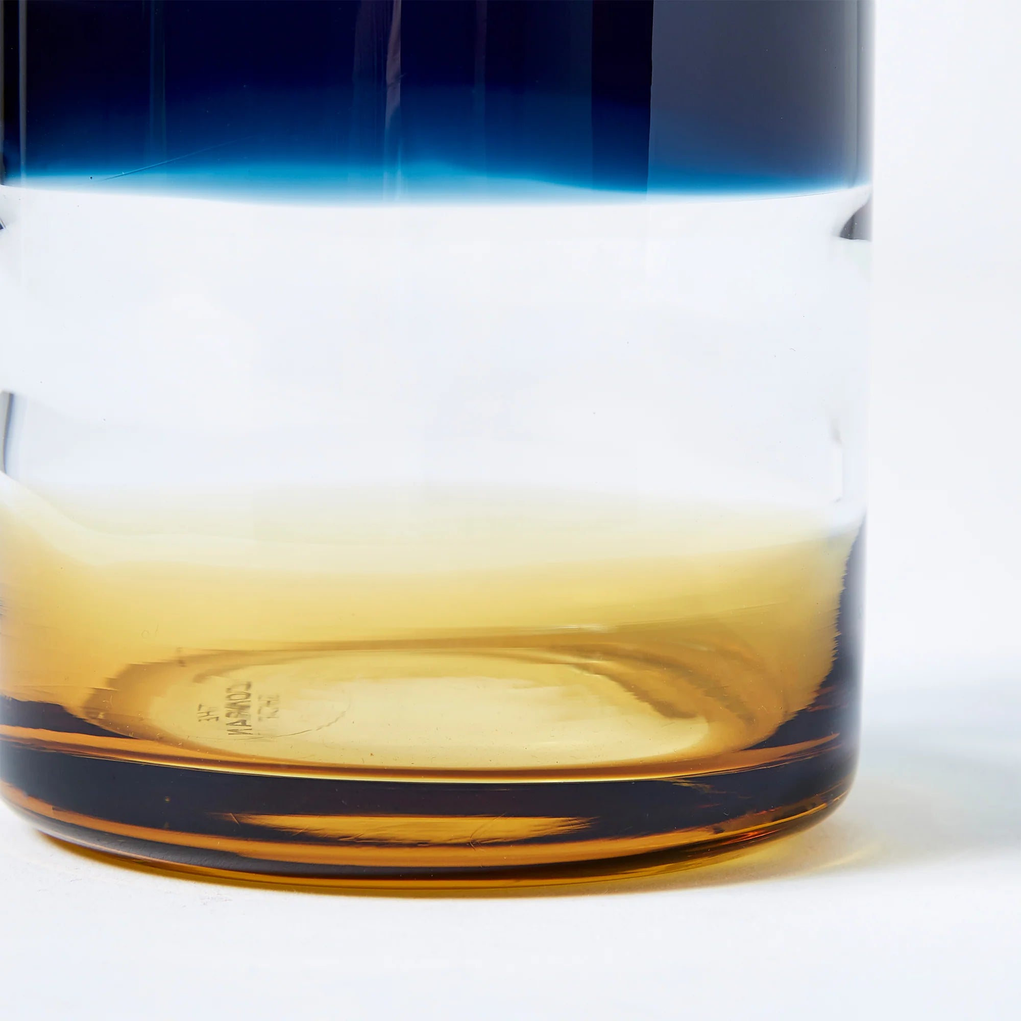 Ombre Tumbler in blue and amber by The Conran Shop