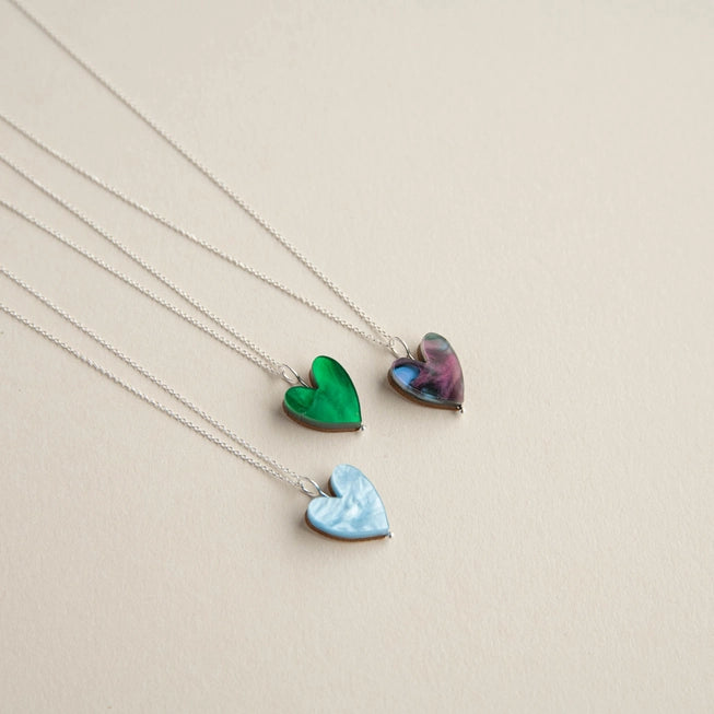 Love Grows Silver Necklace | Acrylic & Sterling Silver | by Pepper You - Lifestory