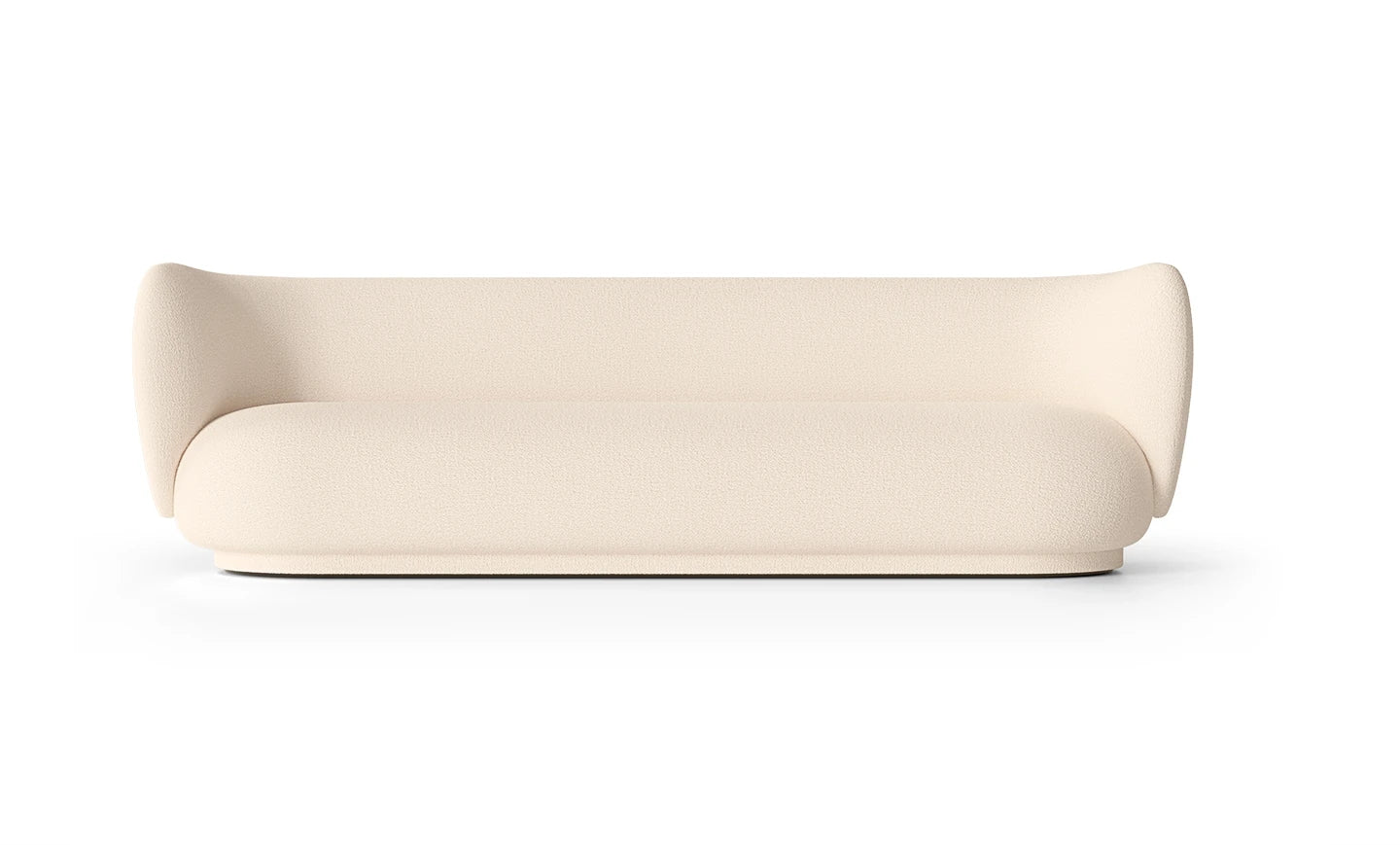 Rico Sofa | 4 Seater | Bouclé Fabric | Various Colours | by ferm Living - Lifestory