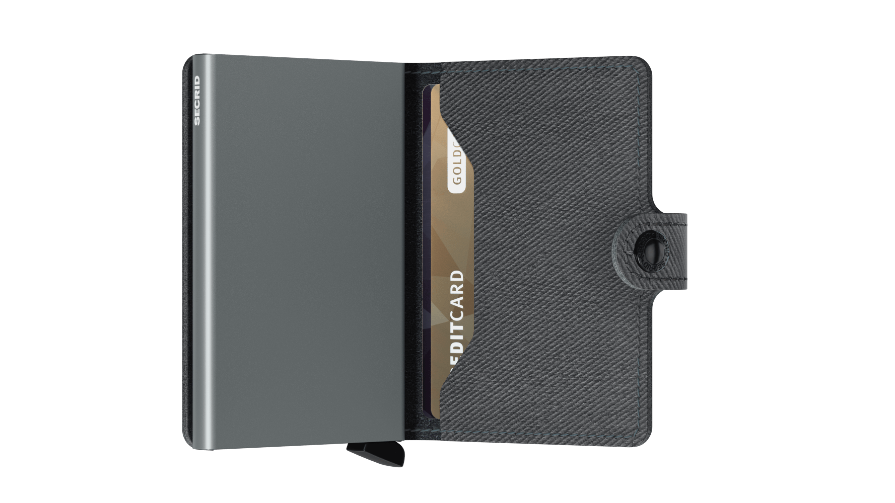 Miniwallet in Twist Grey Leather by Secrid Wallets - Lifestory