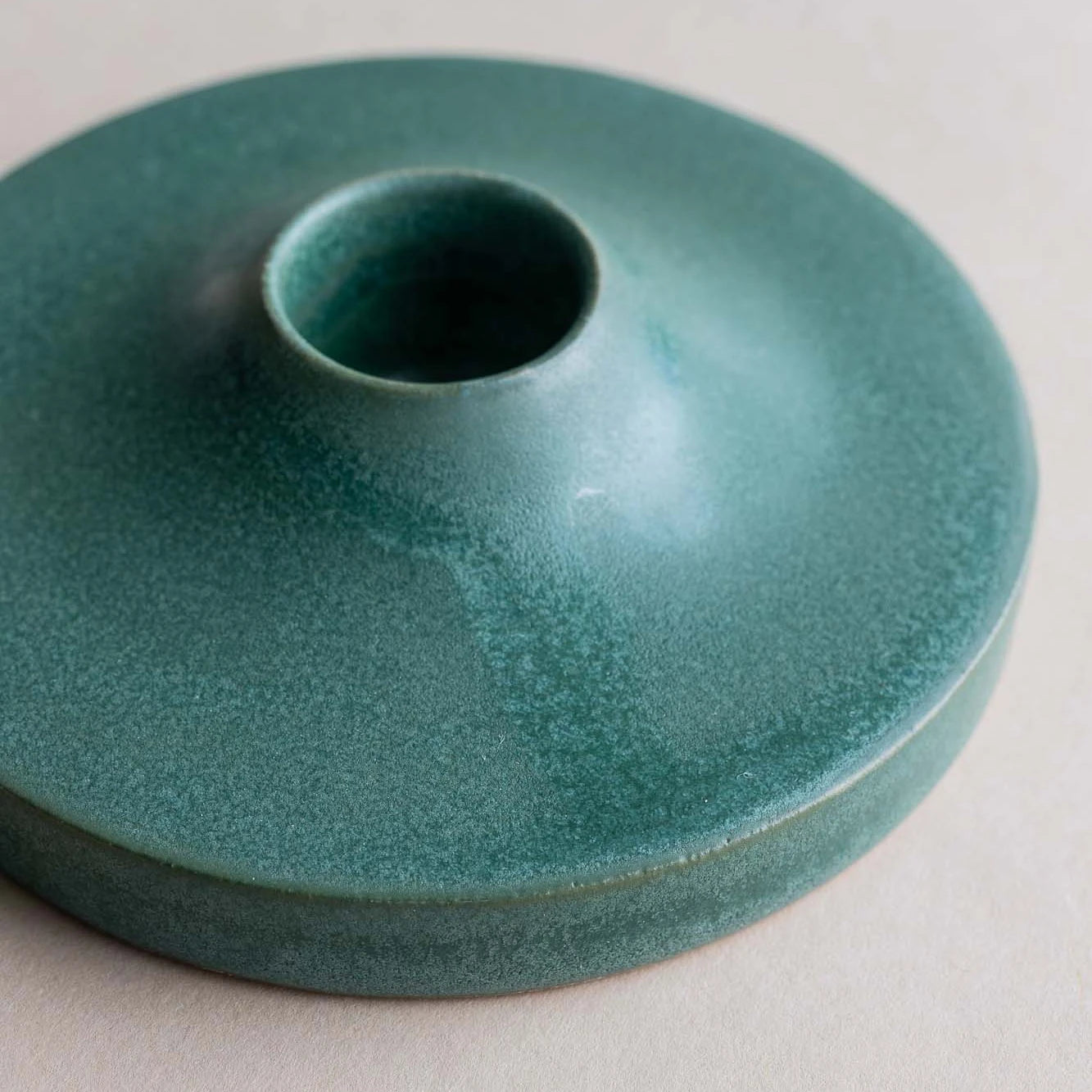 Candle holder in Forest by Sophia McEvoy Ceramics - Lifestory