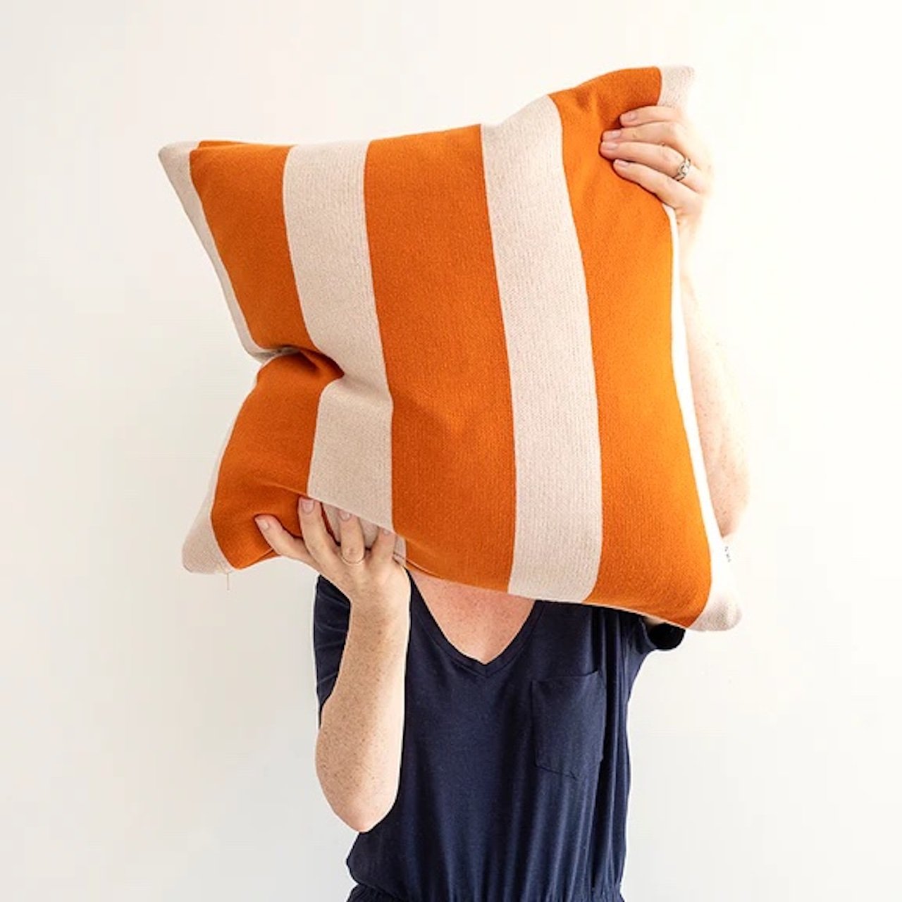 Sophie Home Enkel Cushion | Burnt Orange | Cotton & Duck Feather - Lifestory
