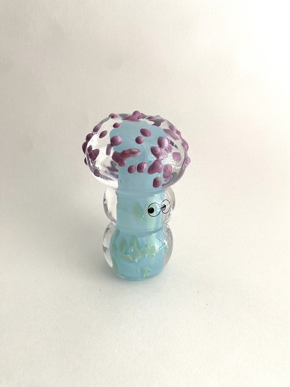 Crystal Blob | Aqua Shroom | handblown by Studio Arhoj - Lifestory