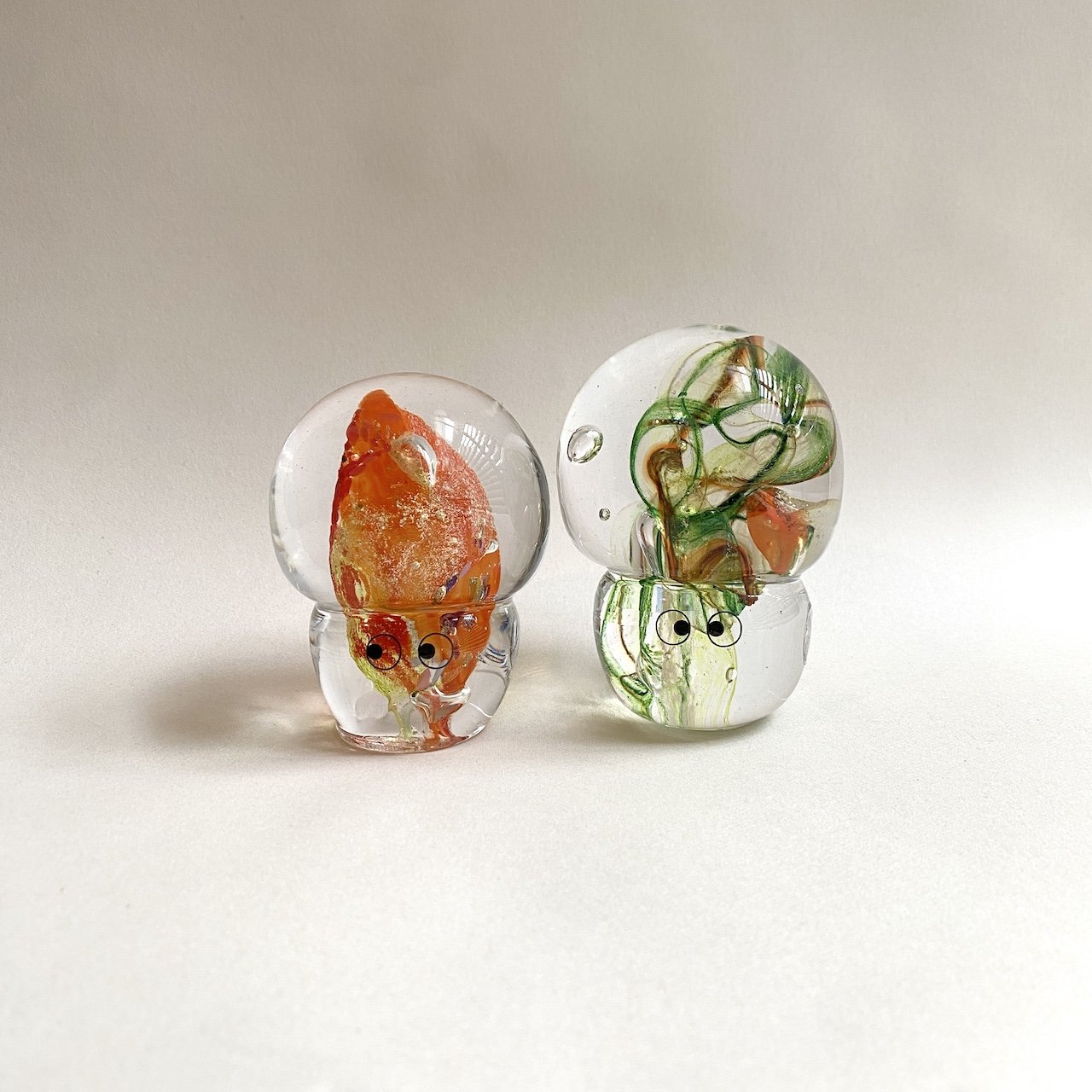 Studio Arhoj Crystal Blob | Orange Mood | Handblown Glass - Lifestory