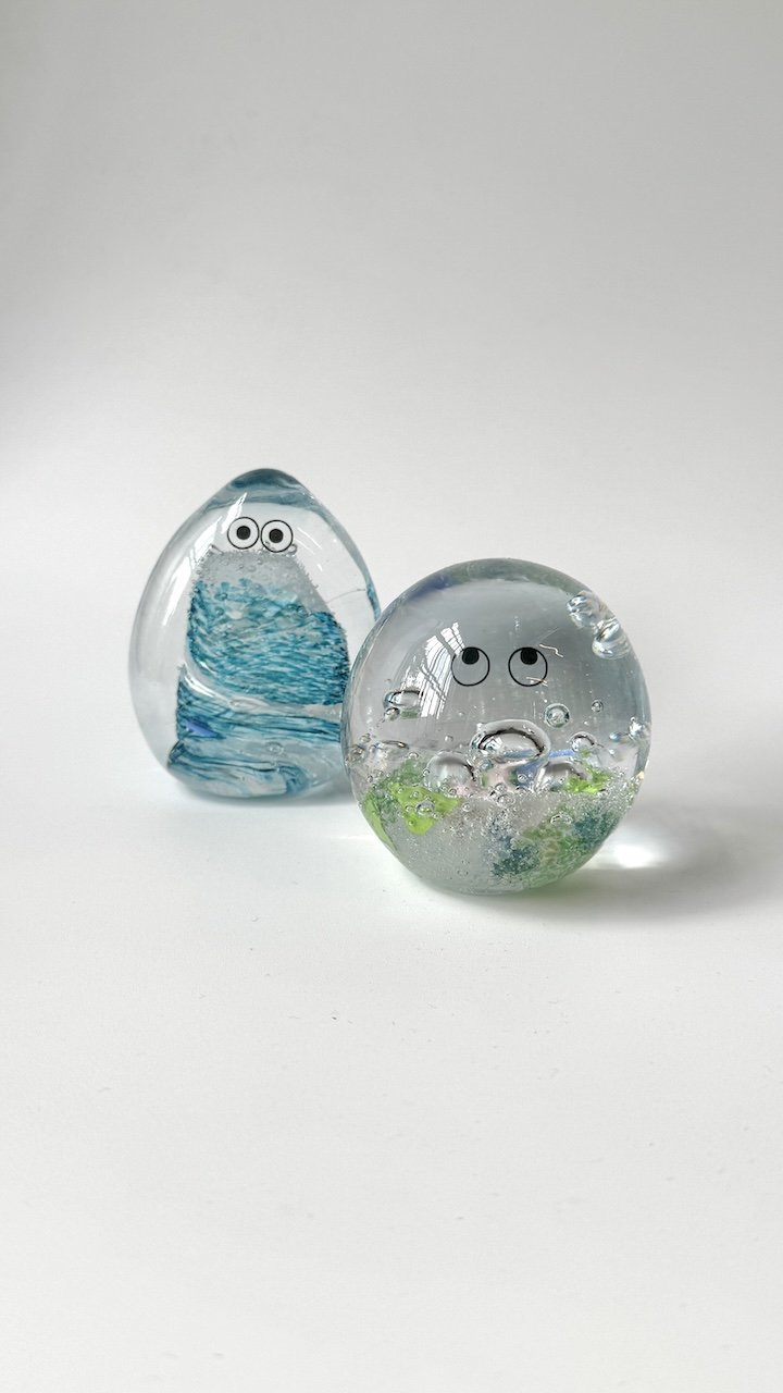 Crystal Blob | Laylah | handblown by Studio Arhoj