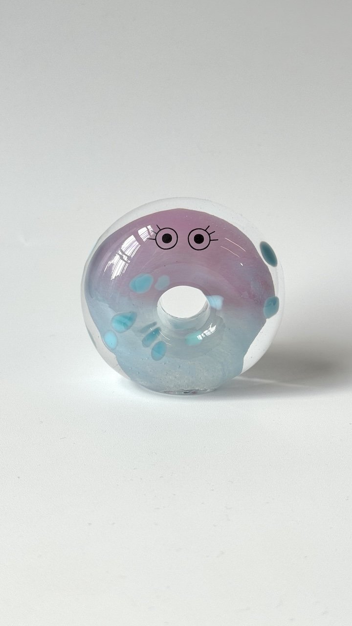 Crystal Blob | Daisy | Donut | handblown by Studio Arhoj