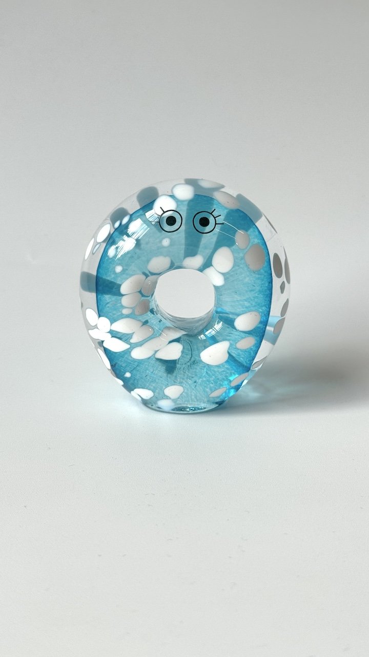 Crystal Blob | August Donut | handblown by Studio Arhoj