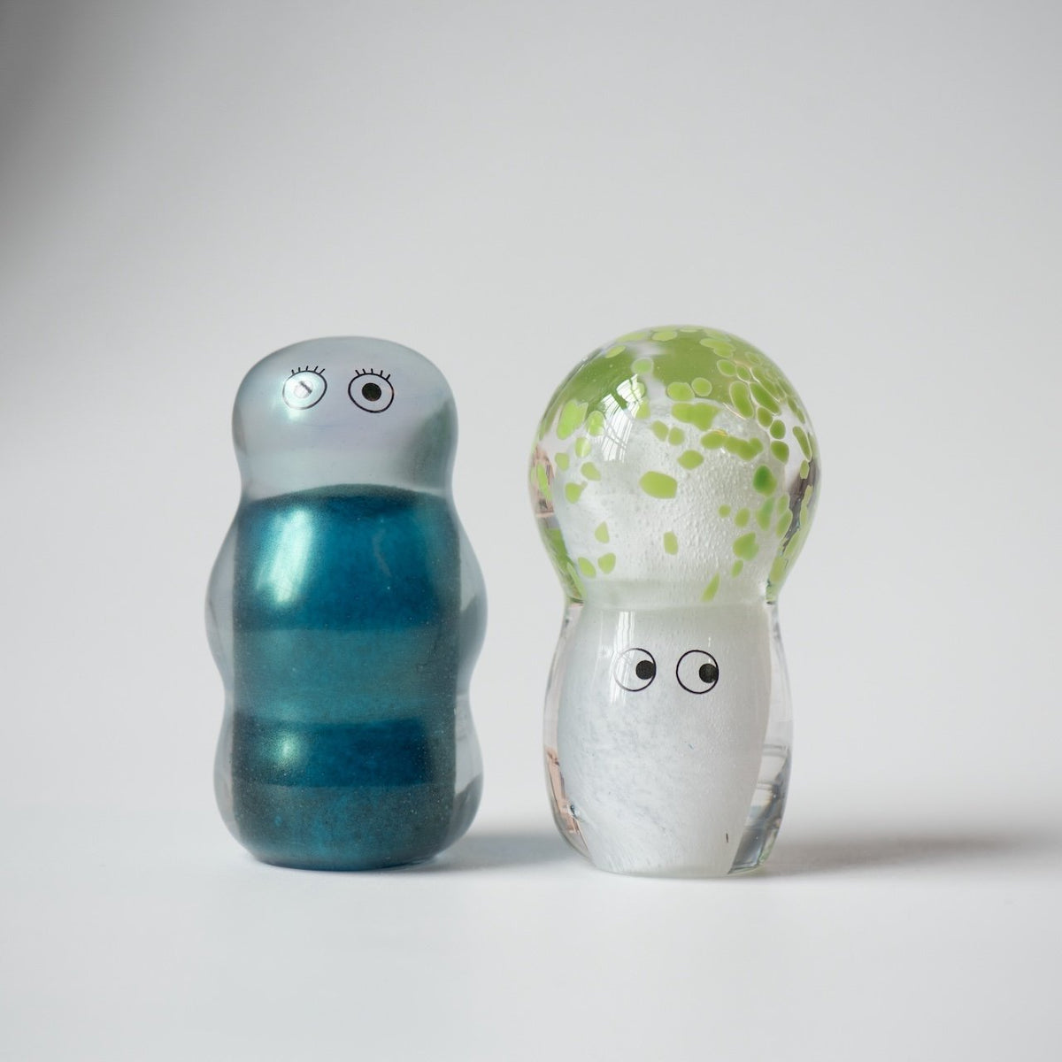 Studio Arhoj Crystal Blob | Cloudy Blue | handblown glass figurine