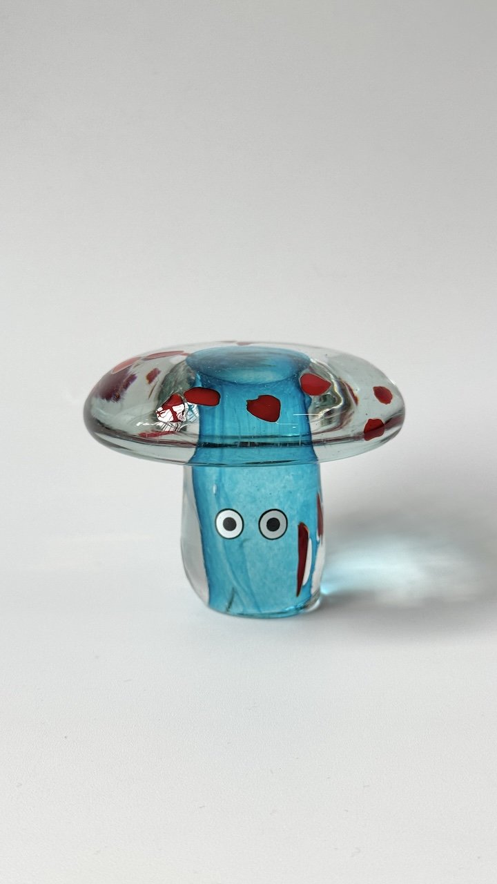 Crystal Blob | Remi | Shroom | handblown by Studio Arhoj