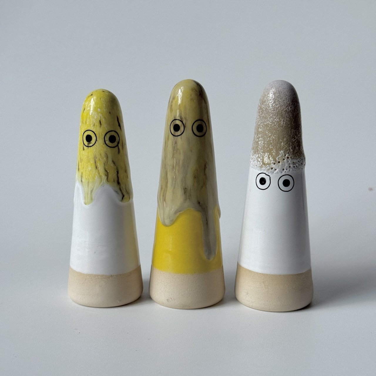 Studio Arhoj Ghost | Dani | Yellow And White Glaze
