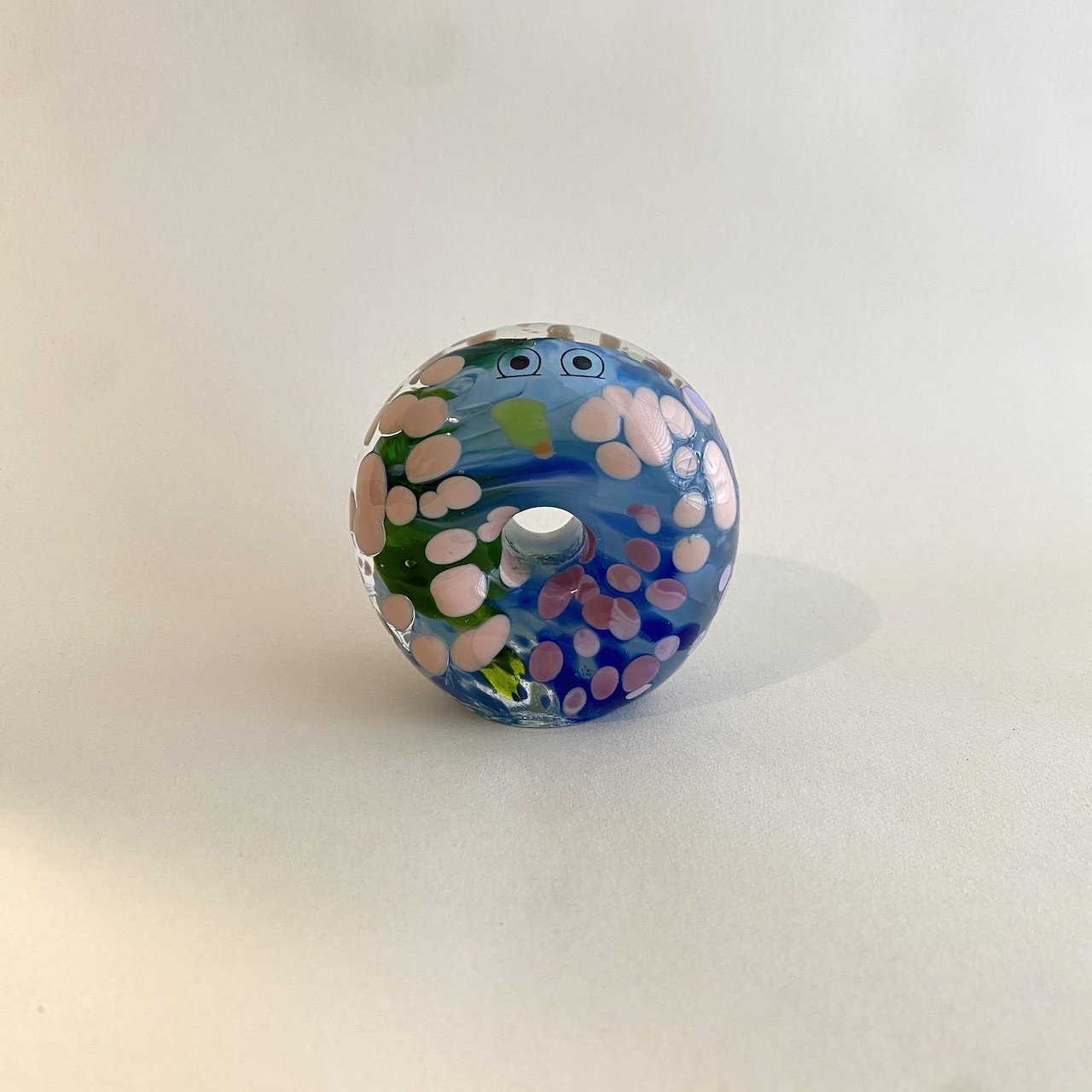 Studio Arhoj Crystal Blob | Botanical Donut | Handblown Glass - Lifestory