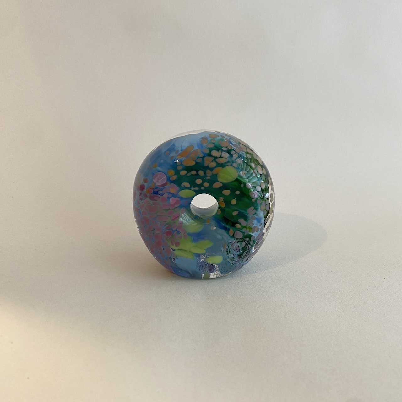 Studio Arhoj Crystal Blob | Botanical Donut | Handblown Glass - Lifestory