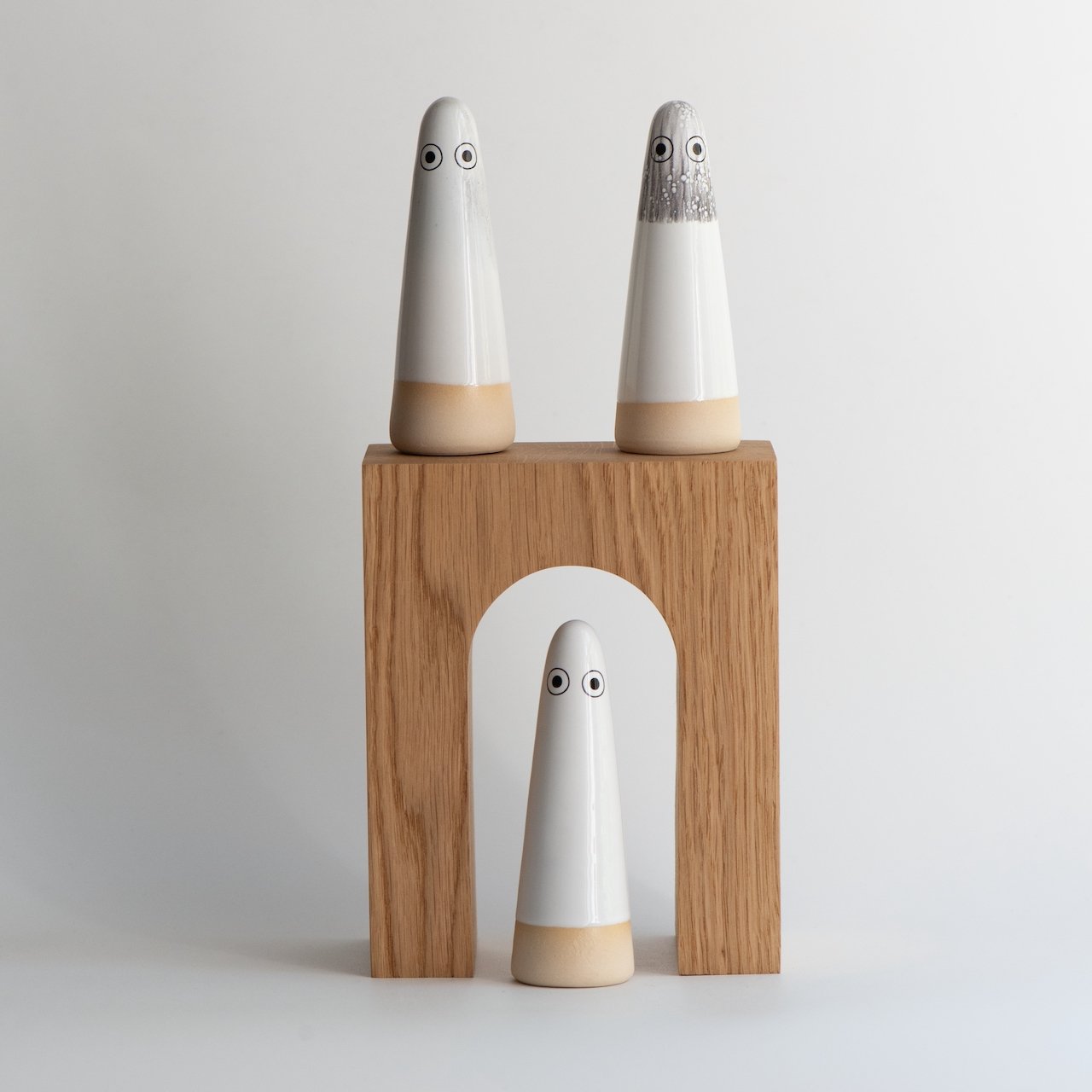 Ghost | Classic White | Ceramic Figurine | by Studio Arhoj - Lifestory