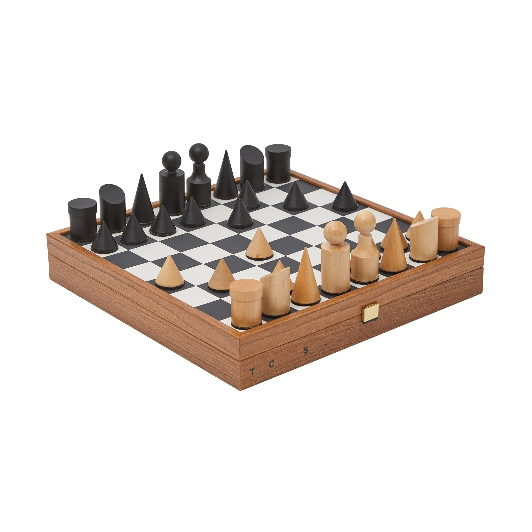 Milos Wooden Chess Set by The Conran Shop in black and white