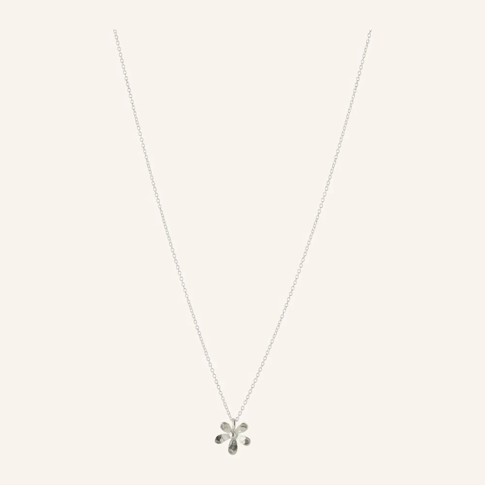 Wild Poppy Necklace in Silver by Pernille Corydon | Lifestory