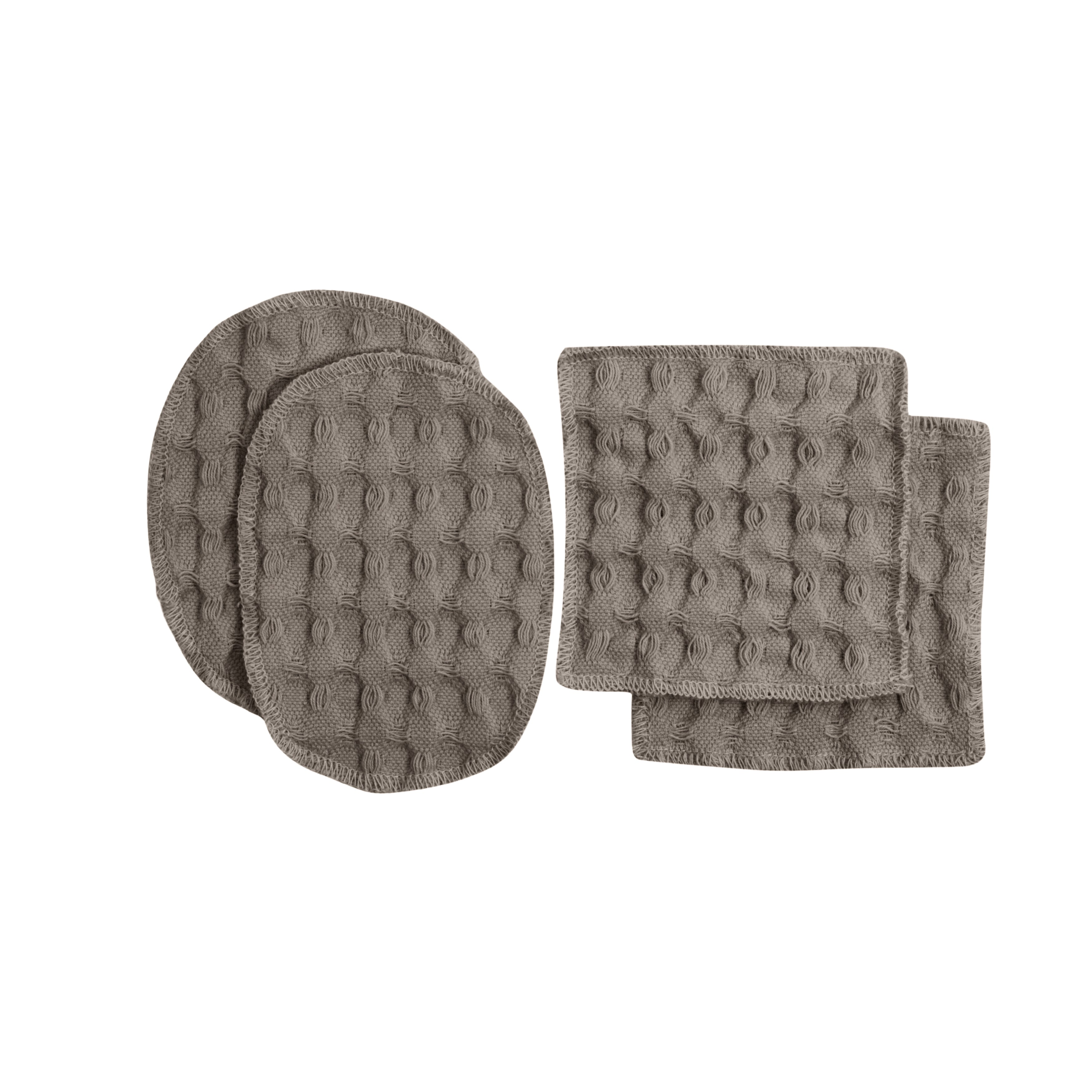 Re-usable Waffle Make Up Pads | Clay | by The Organic Company - Lifestory - The Organic Company