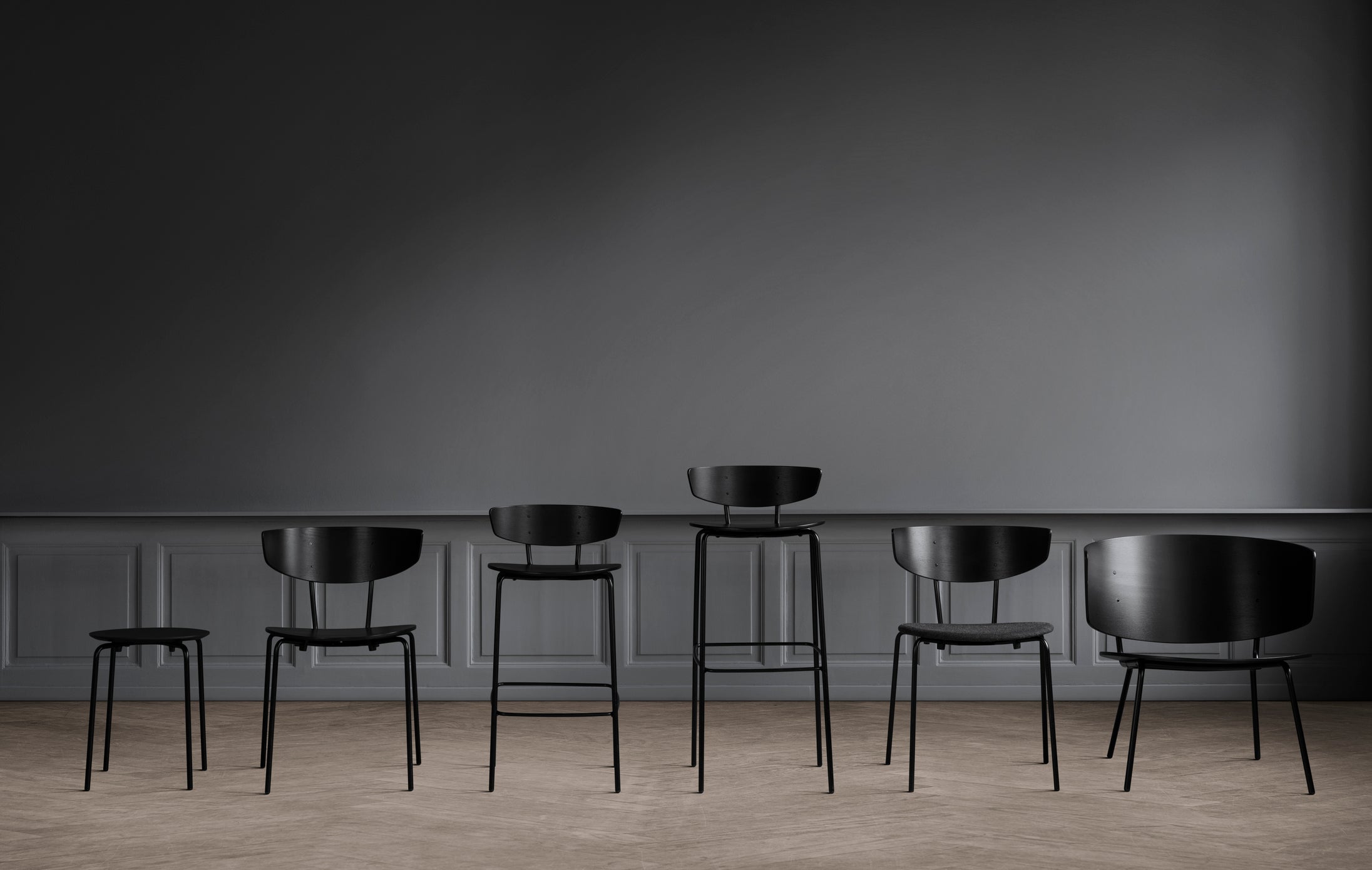 Herman chair by ferm LIVING | Black - Lifestory - ferm LIVING