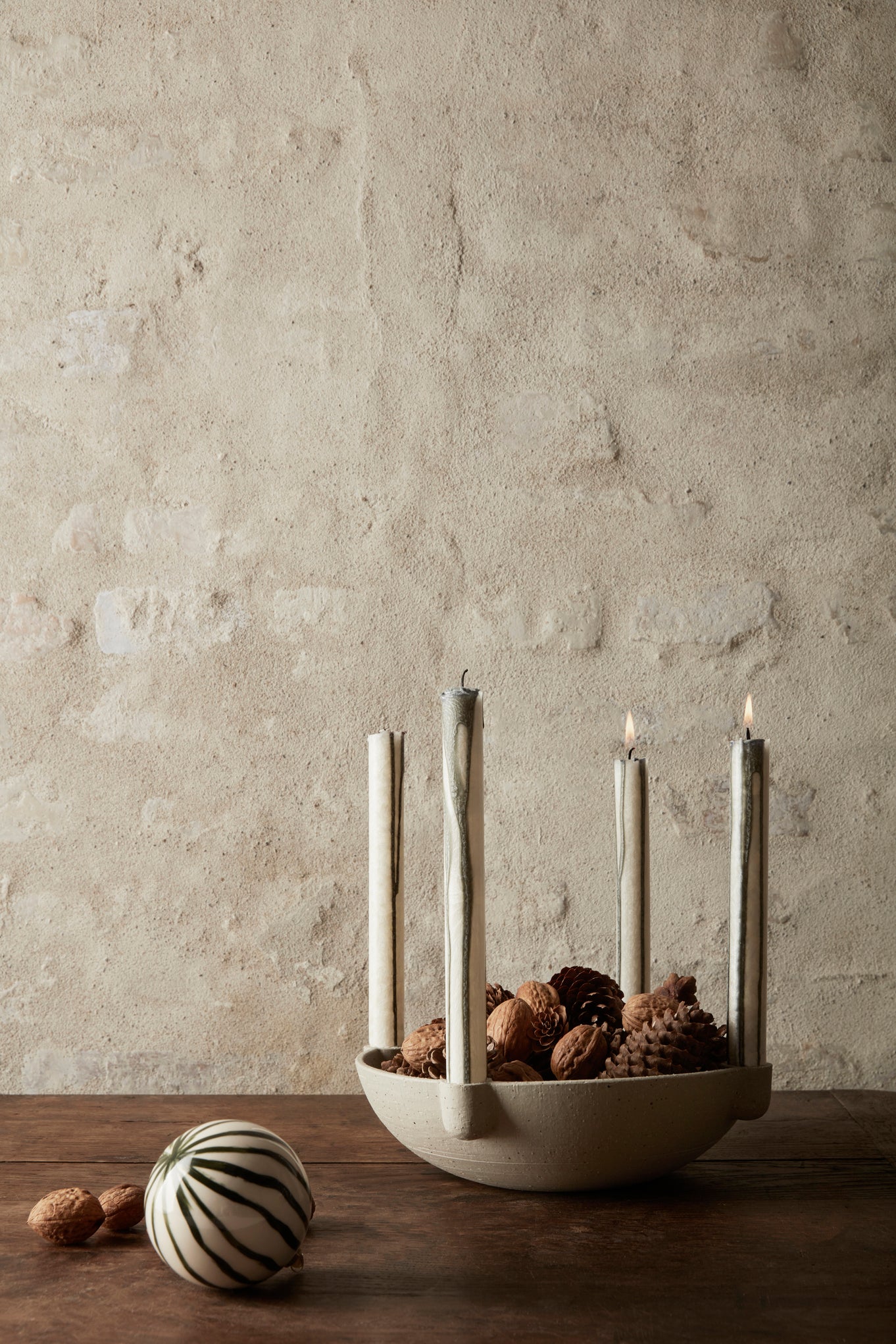 Bowl Candle Holder | Large | Ceramic | by ferm Living - Lifestory - ferm LIVING