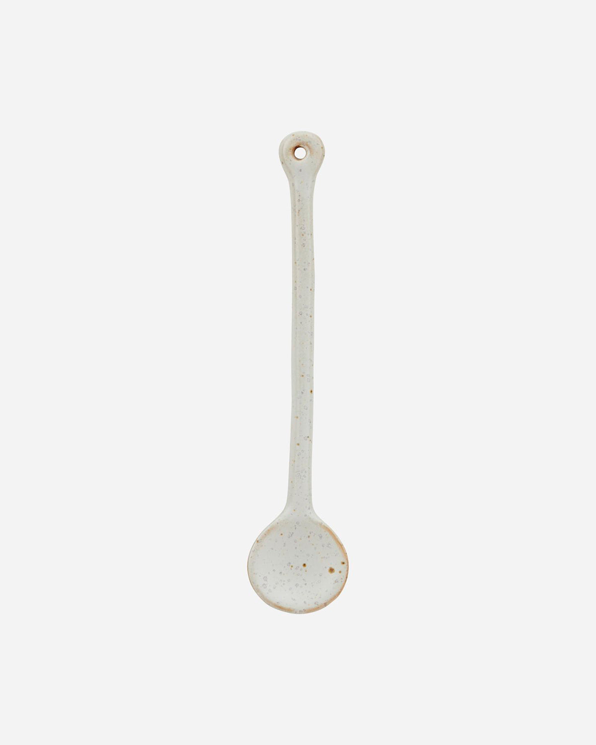 Ceramic Spoon | Pion | Grey Speckled Glaze - Lifestory - House Doctor