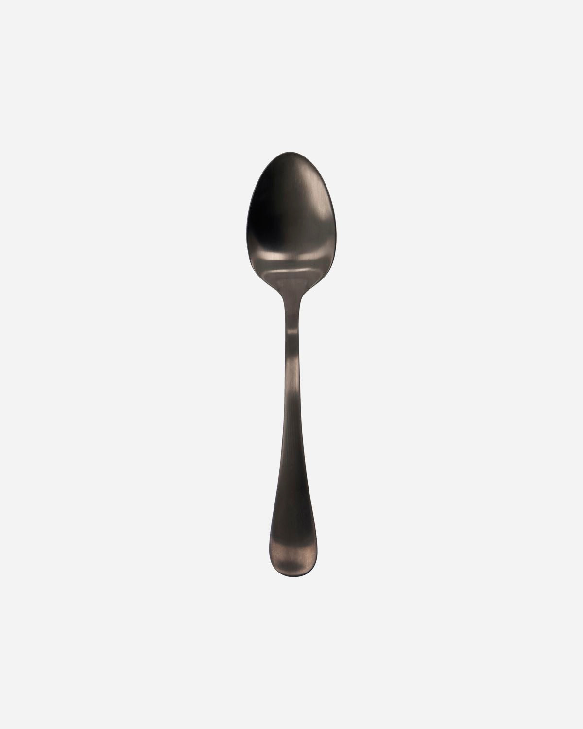 Large Spoon, Dessert Pasta Etc | Gunmetal Black | Lery - Lifestory - House Doctor