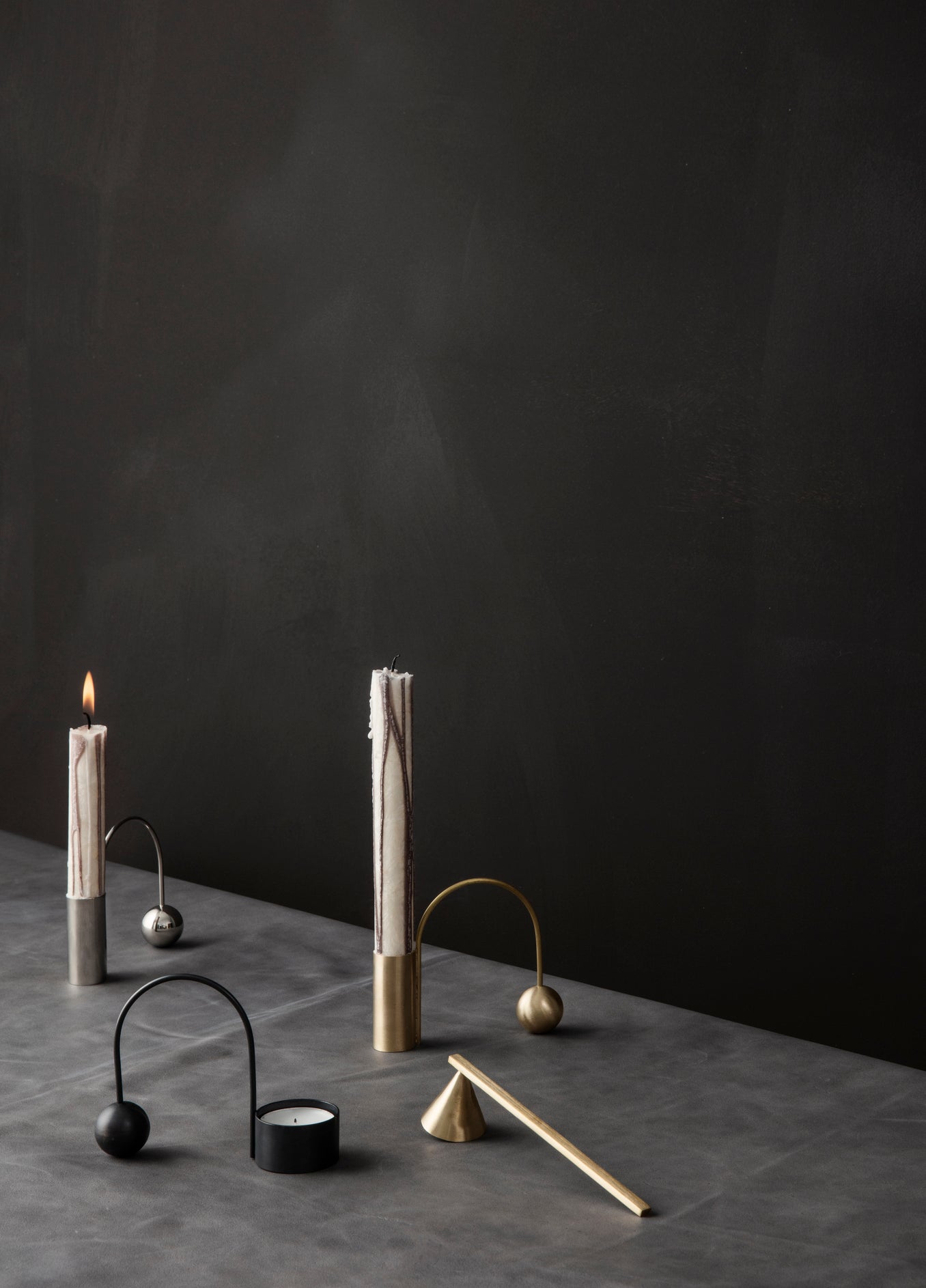 Balance Tealight Holder | Brass | by ferm Living - Lifestory - ferm Living