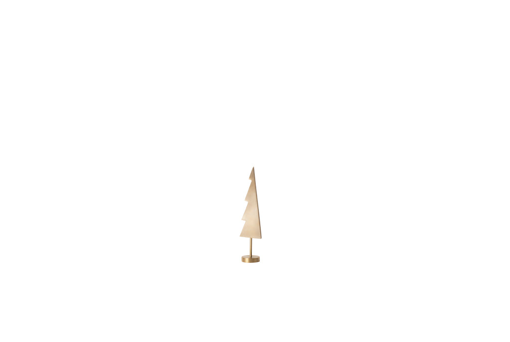 Winterland Brass Tree Solid Ornament by ferm Living - Lifestory - ferm Living