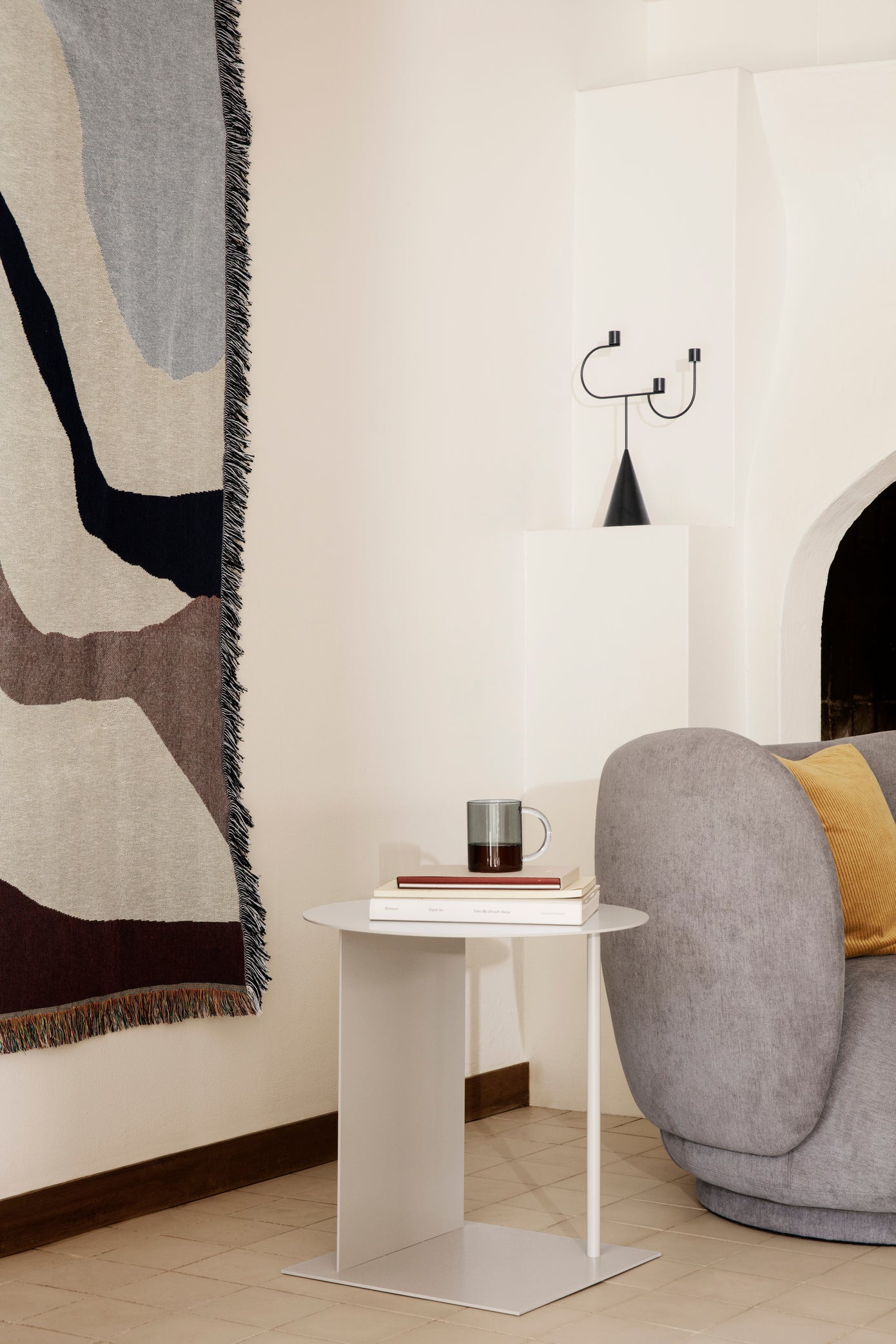 Rico Lounge Chair | Armchair | Bouclé fabric - Lifestory - ferm Living