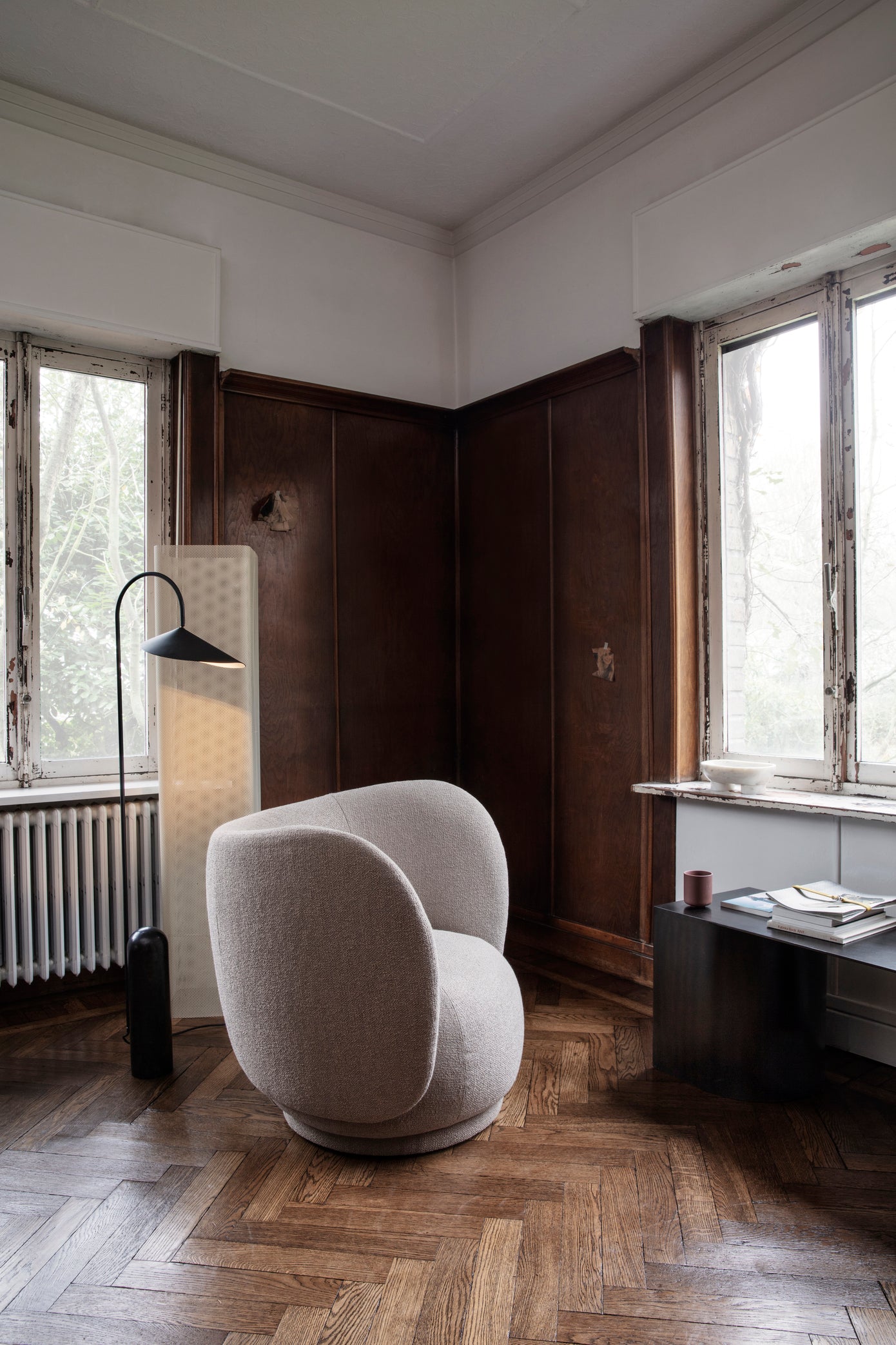 Rico Lounge Chair | Armchair | Bouclé fabric - Lifestory - ferm Living
