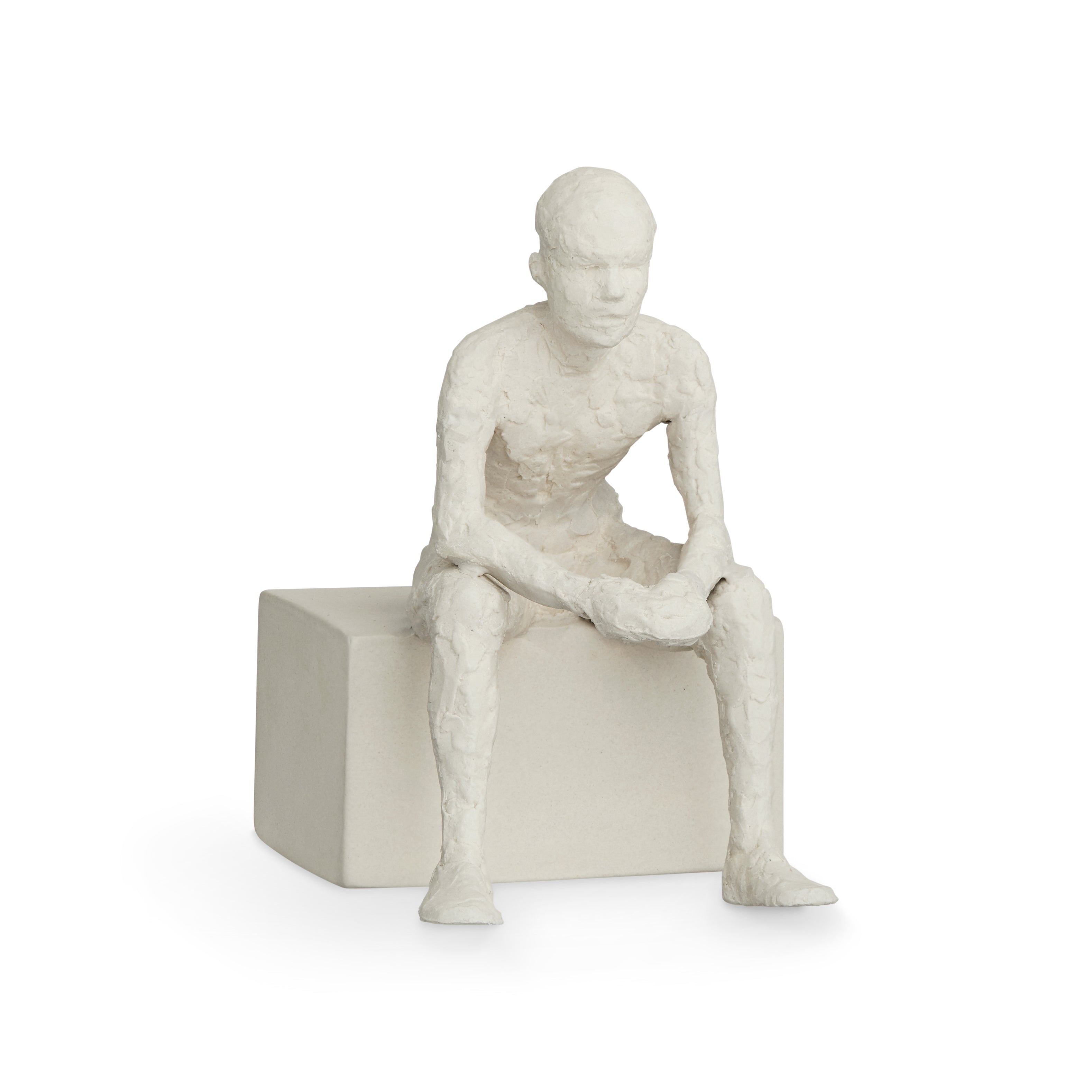 The Reflective One | Unglazed Stoneware Sculpture | by Kähler - Lifestory