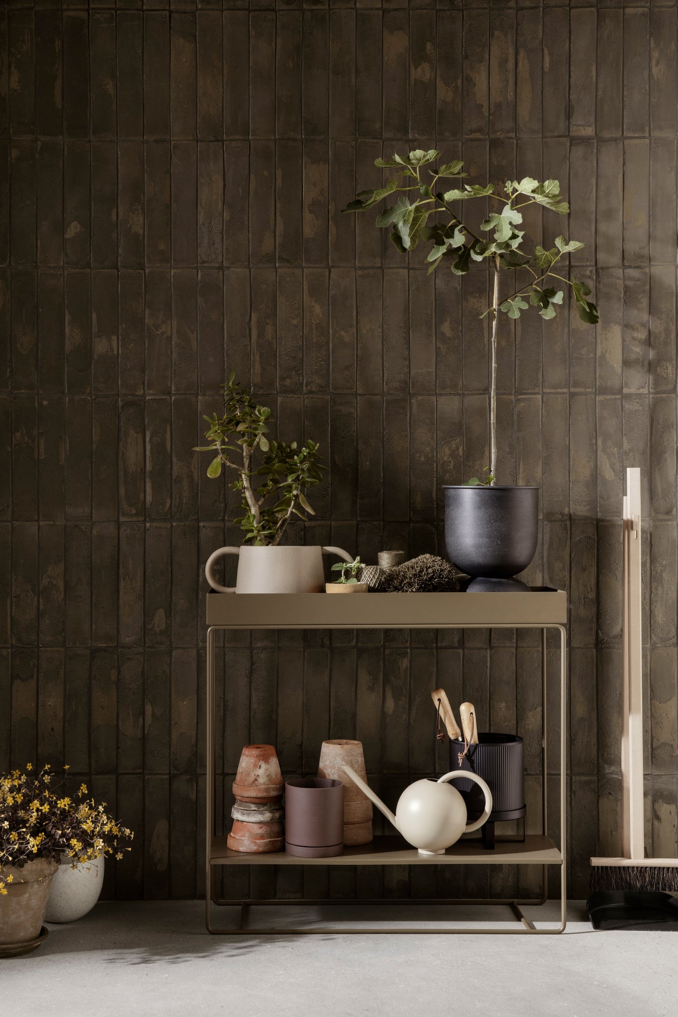 Plant Box | Two-tier | In Cashmere, Black, Grey or Olive - Lifestory - ferm LIVING